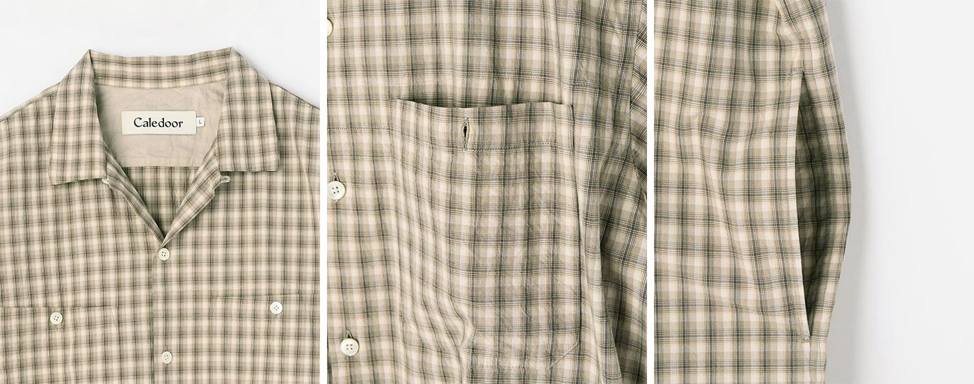 オーガニックコットンチェックシャツ(MEN) 全2色 | BRITISH MADE