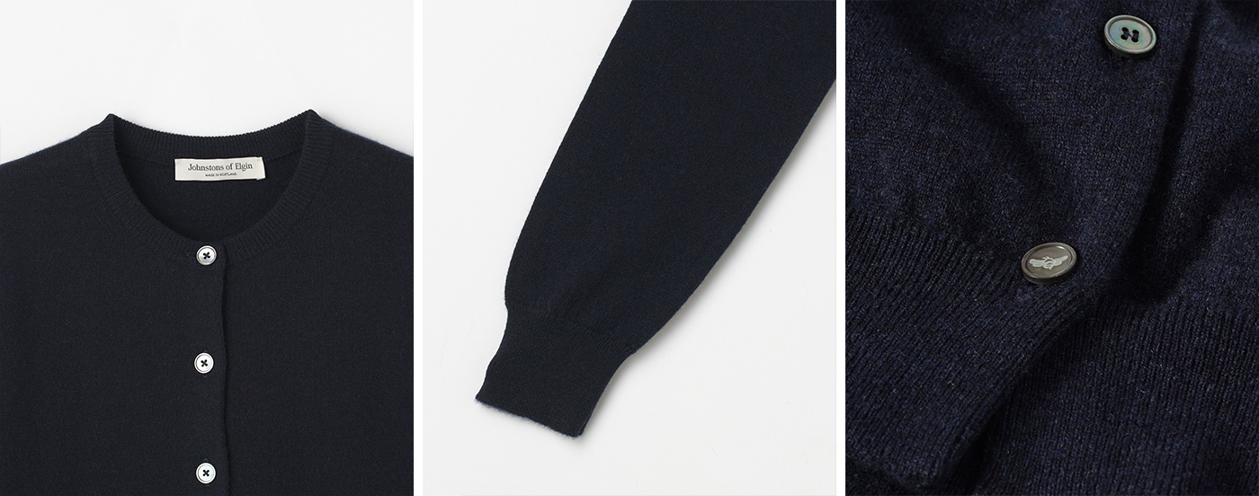 クラシックカーディガン(カシミヤ)(WOMEN) 全2色 | BRITISH MADE