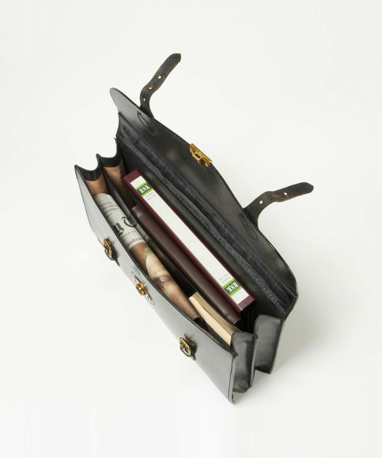 MADE TO ORDER］フラップ付きブリーフケース(2室タイプ) 全2色