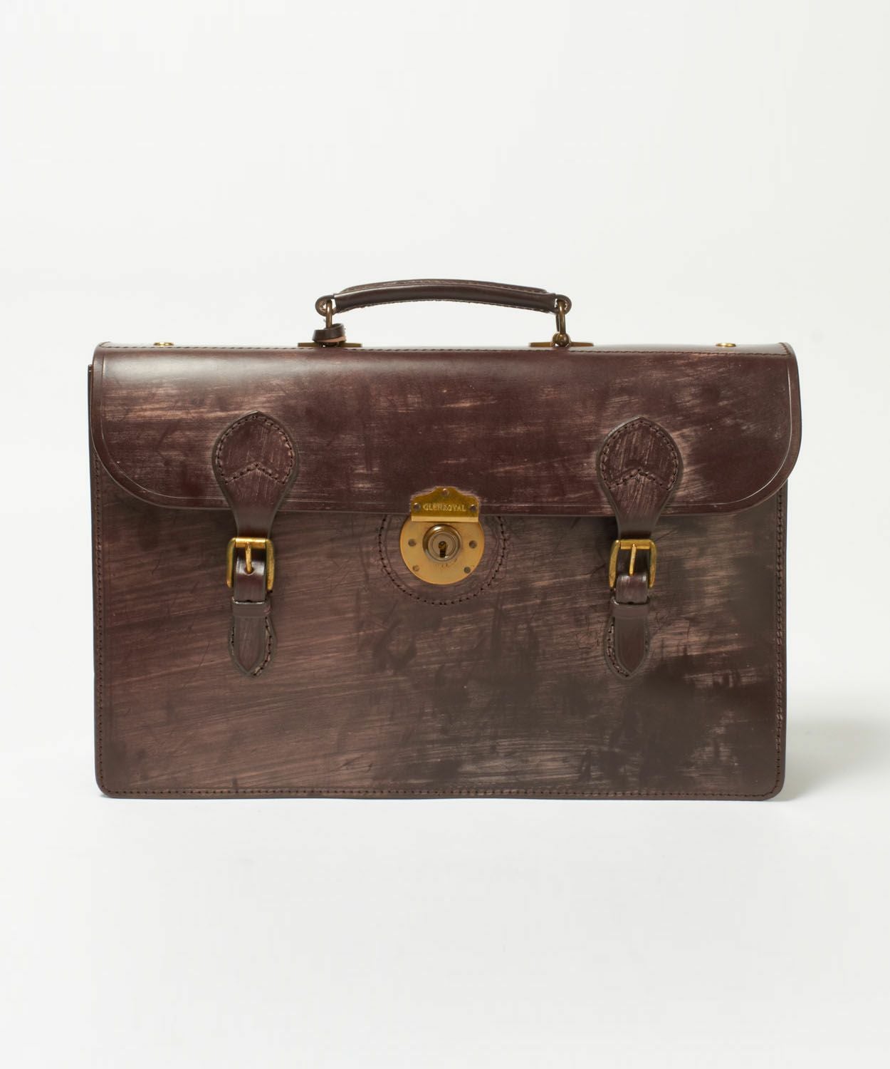 MADE TO ORDER］フラップ付きブリーフケース(2室タイプ) 全2色