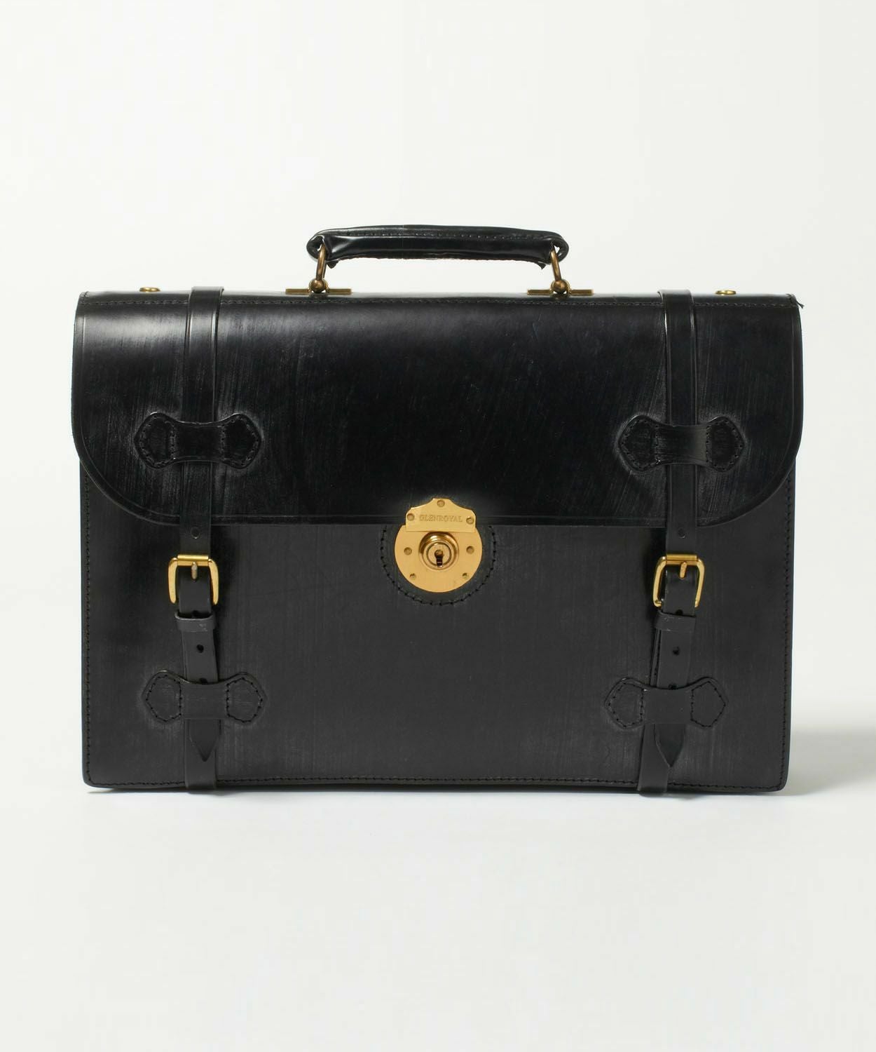 MADE TO ORDER］フラップ付きブリーフケース(3室タイプ) 全2色