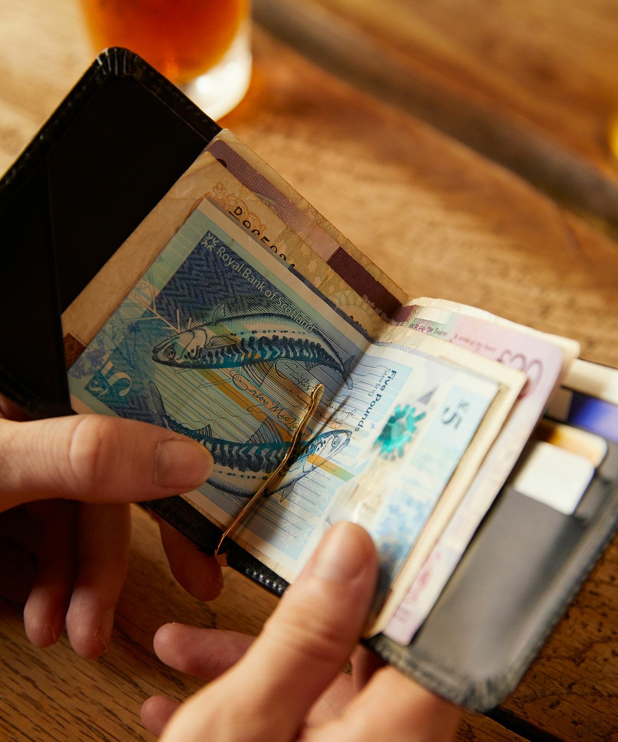 マネークリップ(小銭入れ付) 全8色 | BRITISH MADE