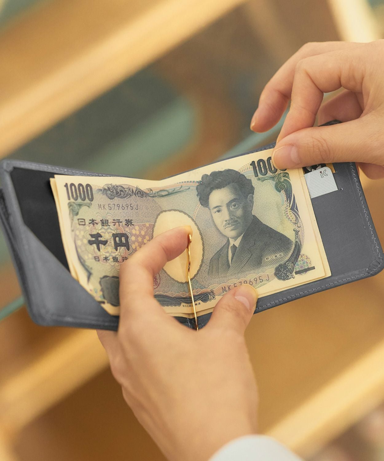 マネークリップ(小銭入れ付) 全8色 | BRITISH MADE