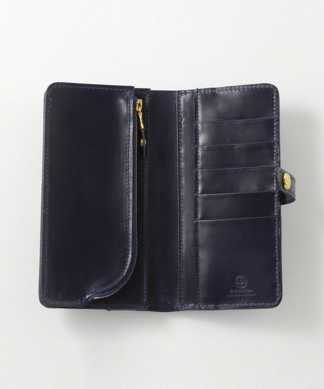 フラップ付長財布（エンボス） 全2色 | BRITISH MADE