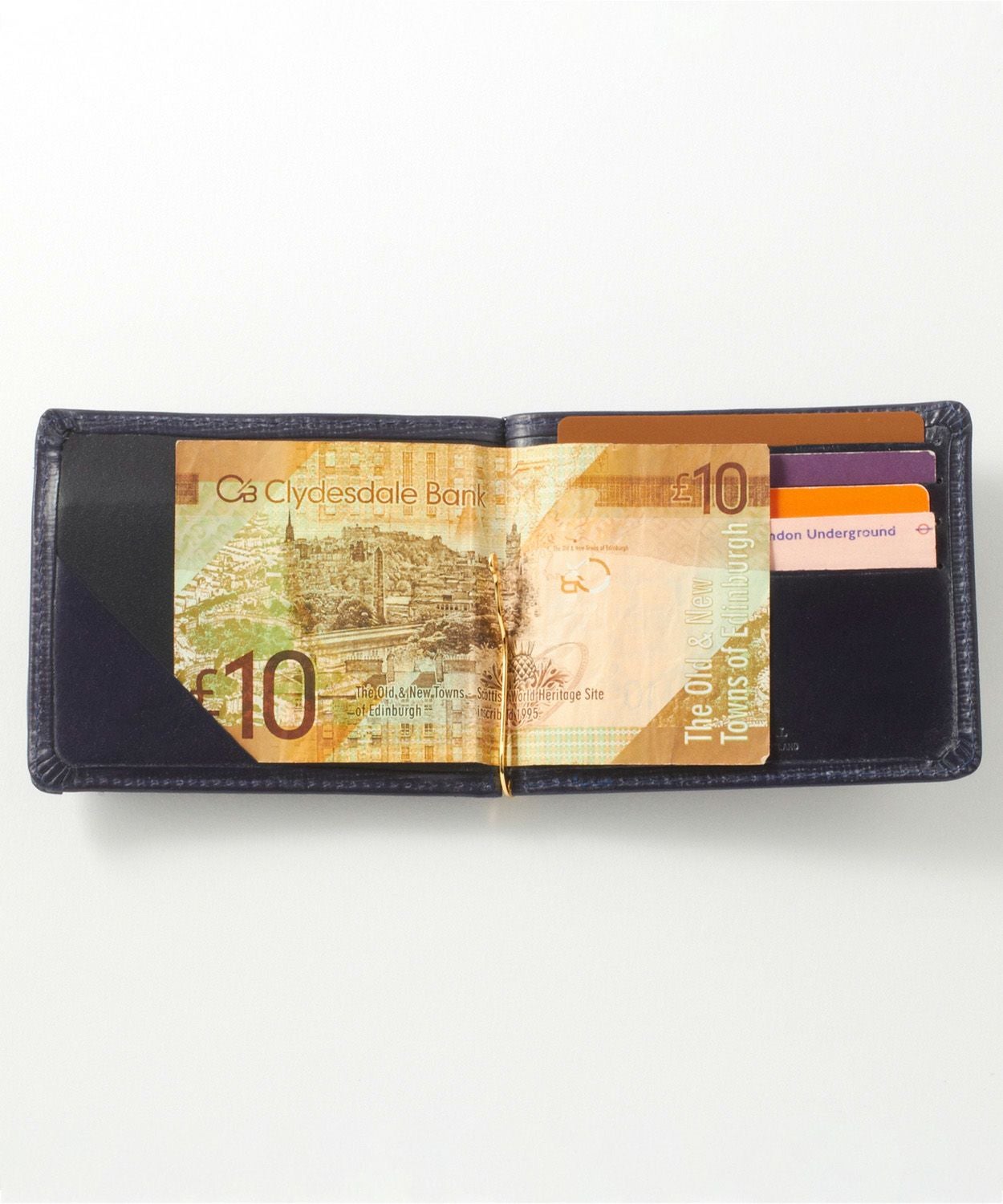 マネークリップ(小銭入れ付)(エンボス) 全2色 | BRITISH MADE