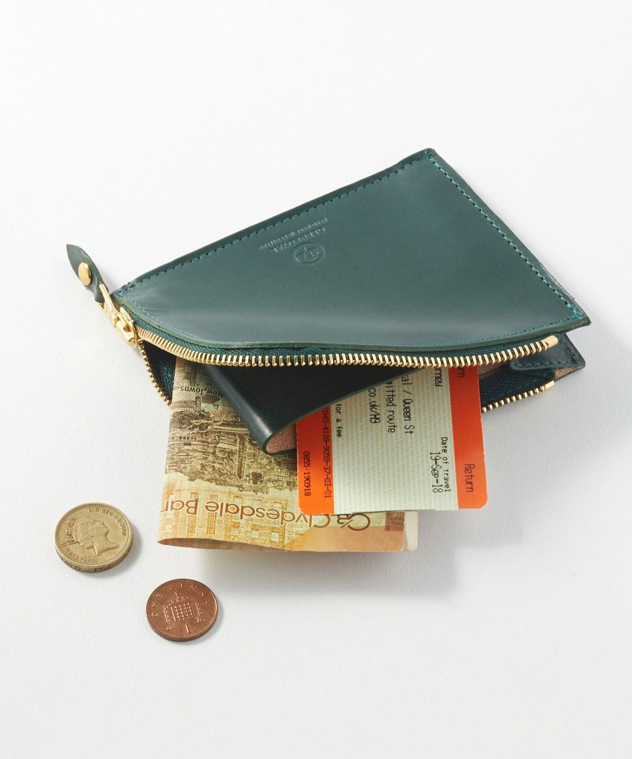 ジップミニパース(マチ付き) 全7色 | BRITISH MADE