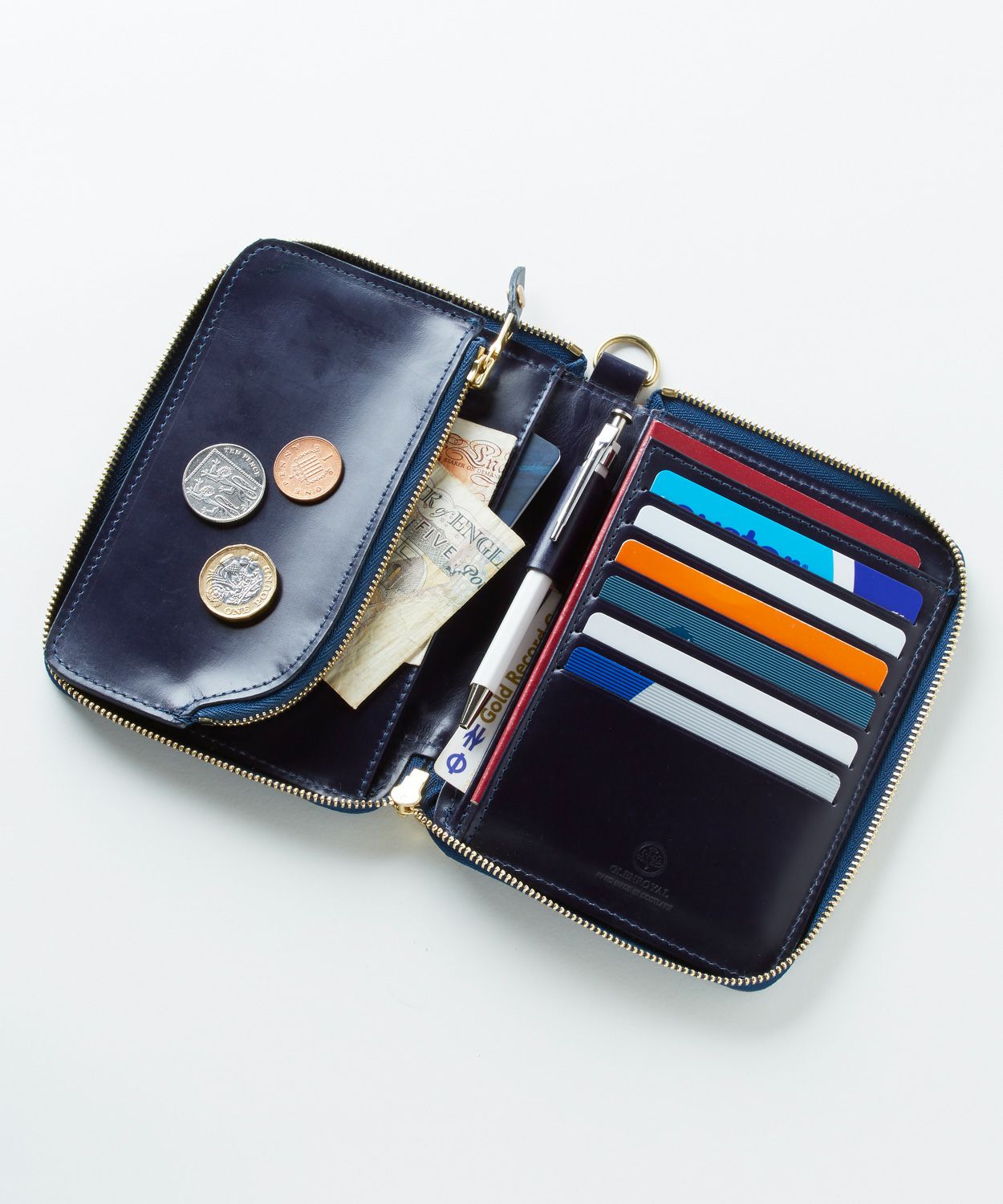 GLENオーガナイザーウォレットCIGAR グレンロイヤル　ブラウン オーガナイザー ウォレット 全4色 | BRITISH MADE