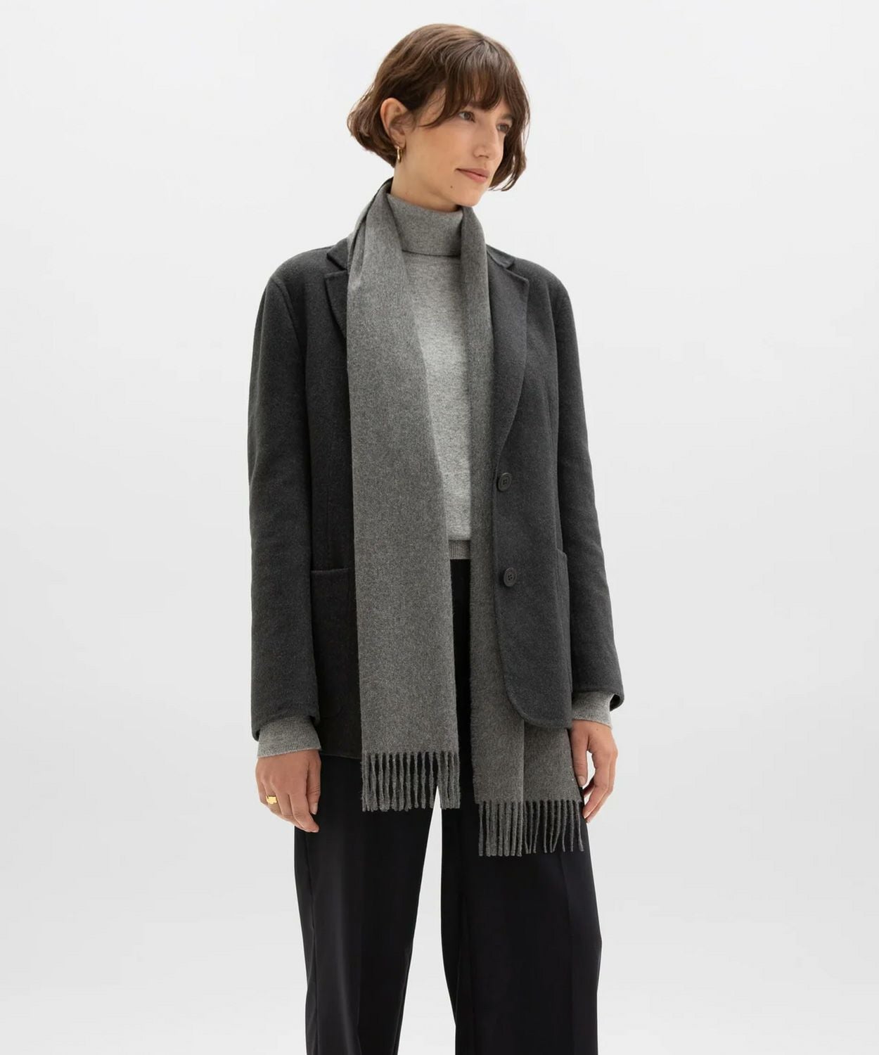 Johnstons of Elgin 小判スカーフ100%カシミヤ 180x25 小判プレーンスカーフ(定番)(カシミヤ) 全6色 | BRITISH MADE