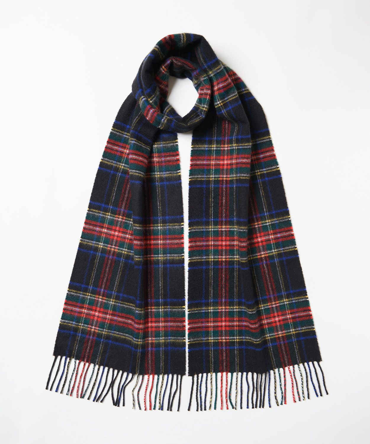 中判チェックスカーフ(定番)(カシミヤ) 全8色 | BRITISH MADE