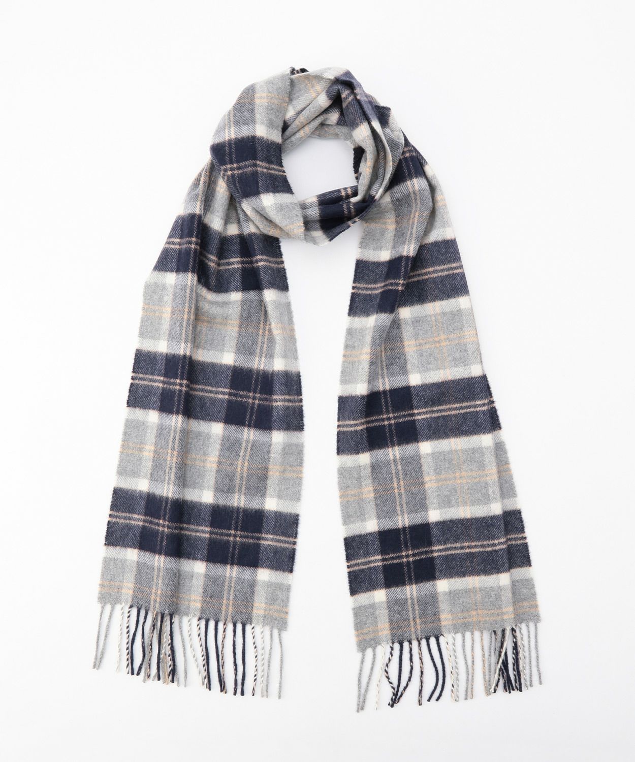 小判チェックスカーフ(定番)(カシミヤ) 全7色 | BRITISH MADE