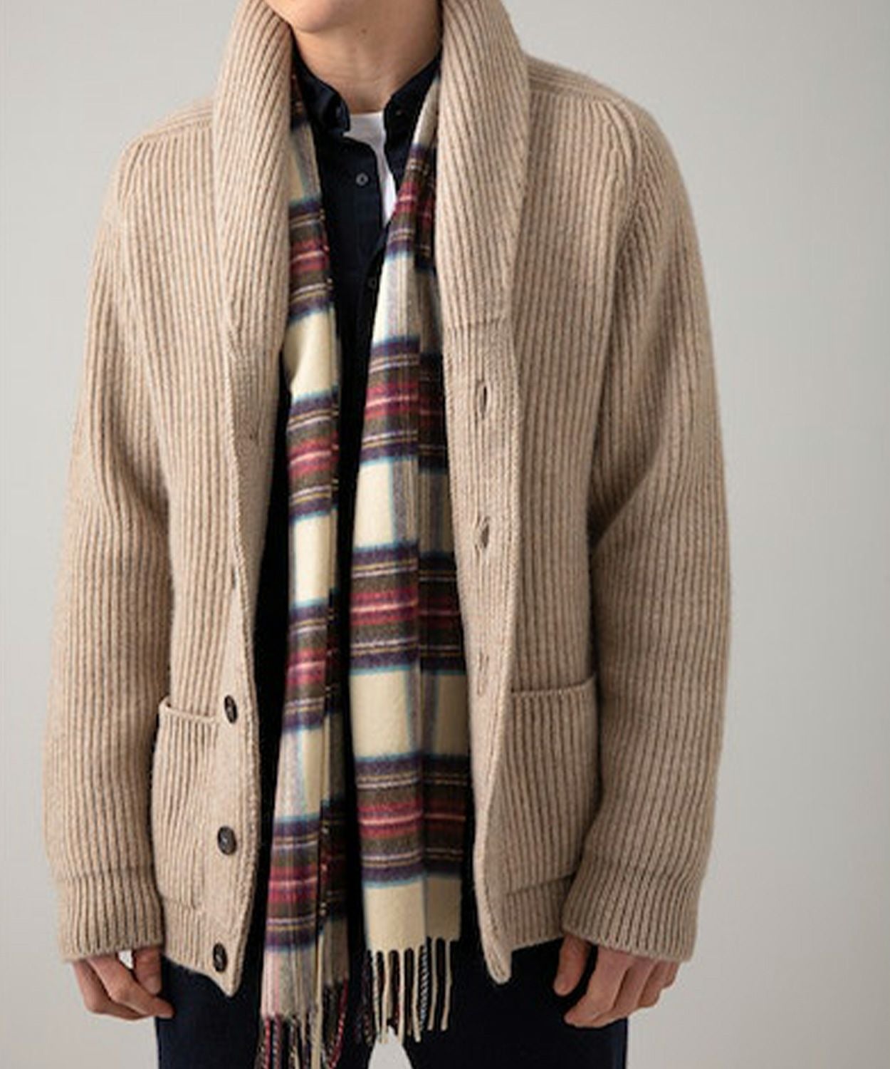 小判チェックスカーフ(定番)(カシミヤ) 全7色 | BRITISH MADE