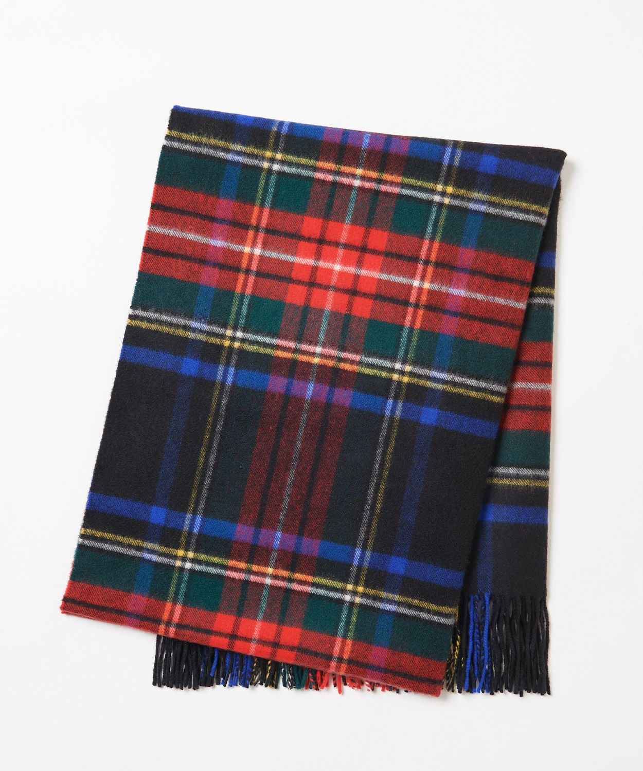 大判チェックストール(定番)(カシミヤ) 全7色 | BRITISH MADE