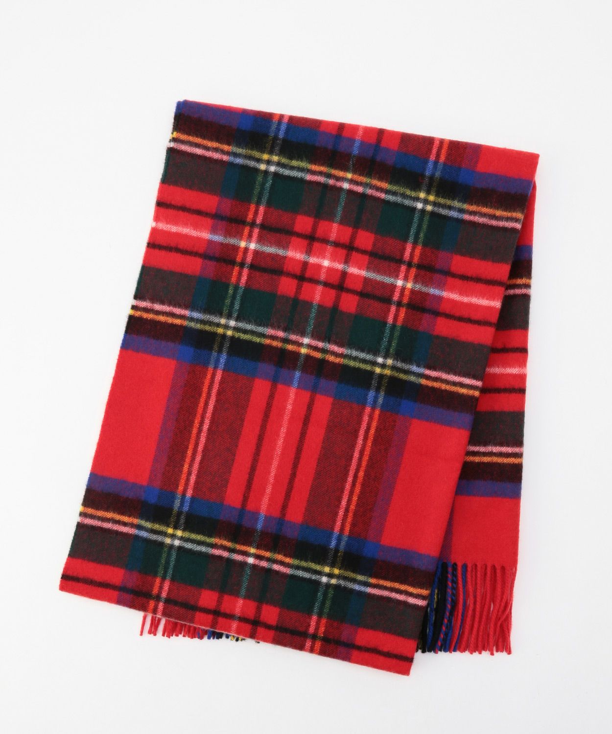 大判チェックストール(定番)(カシミヤ) 全7色 | BRITISH MADE