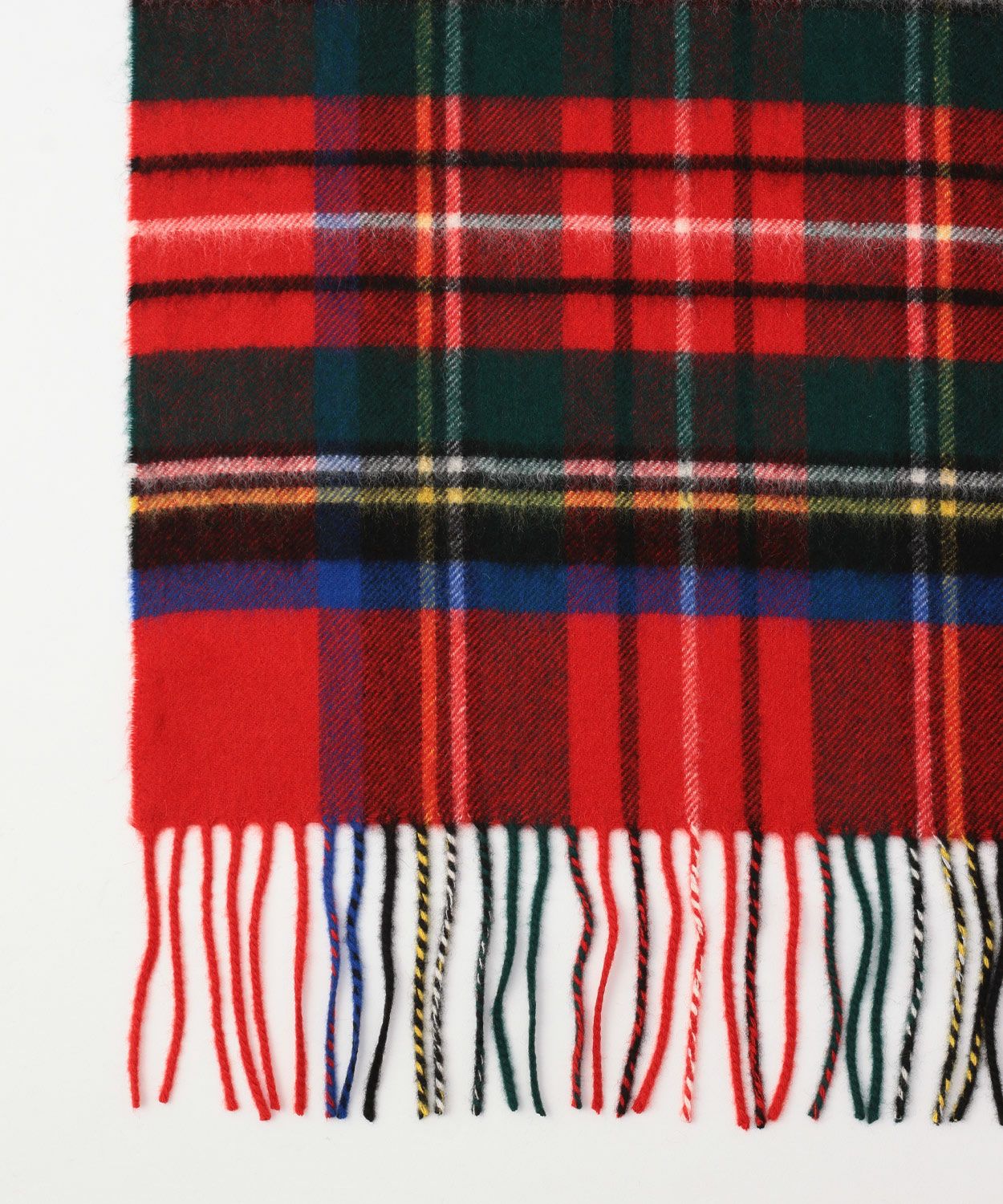 大判チェックストール(定番)(カシミヤ) 全7色 | BRITISH MADE