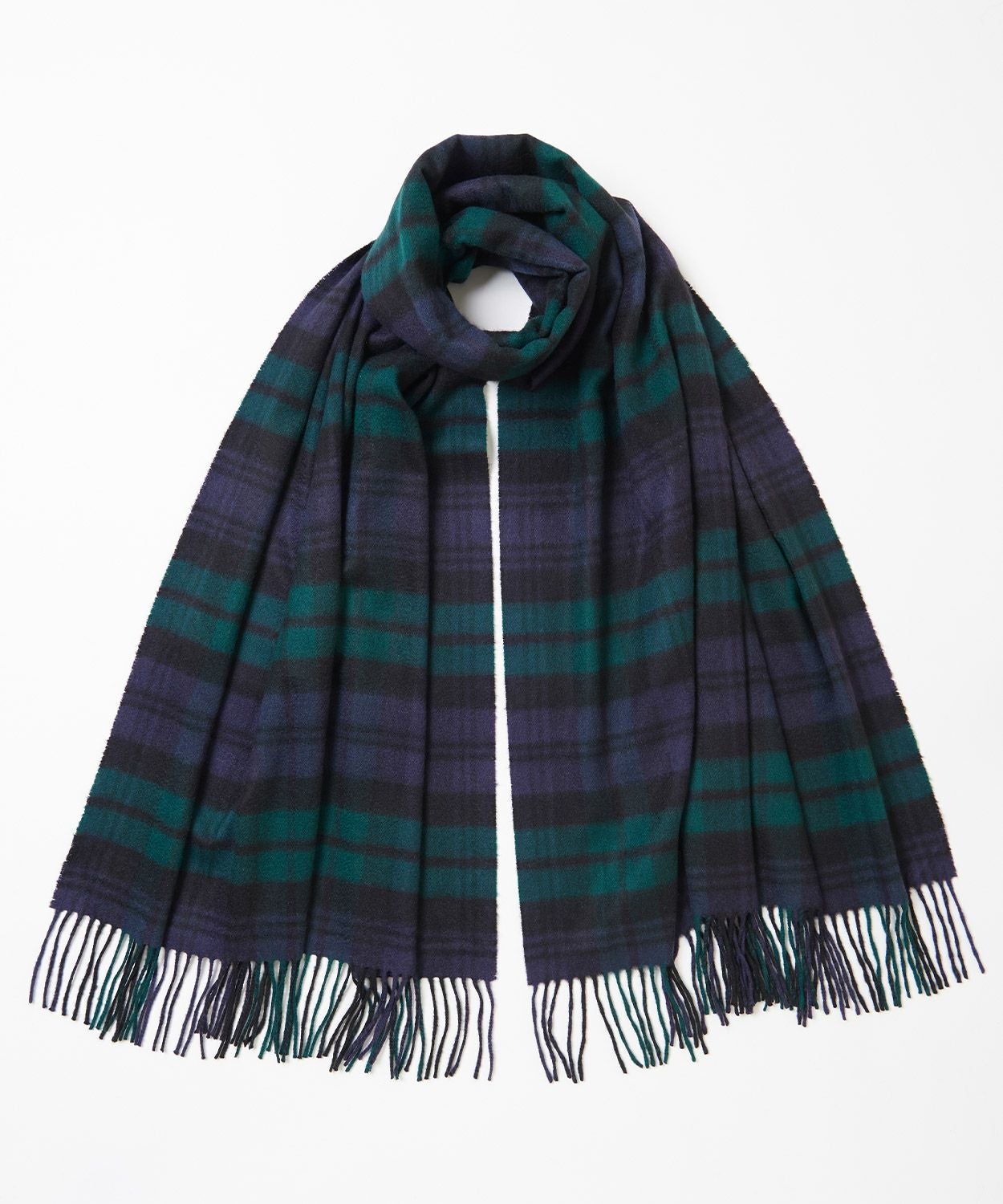 大判チェックストール(定番)(カシミヤ) 全7色 | BRITISH MADE