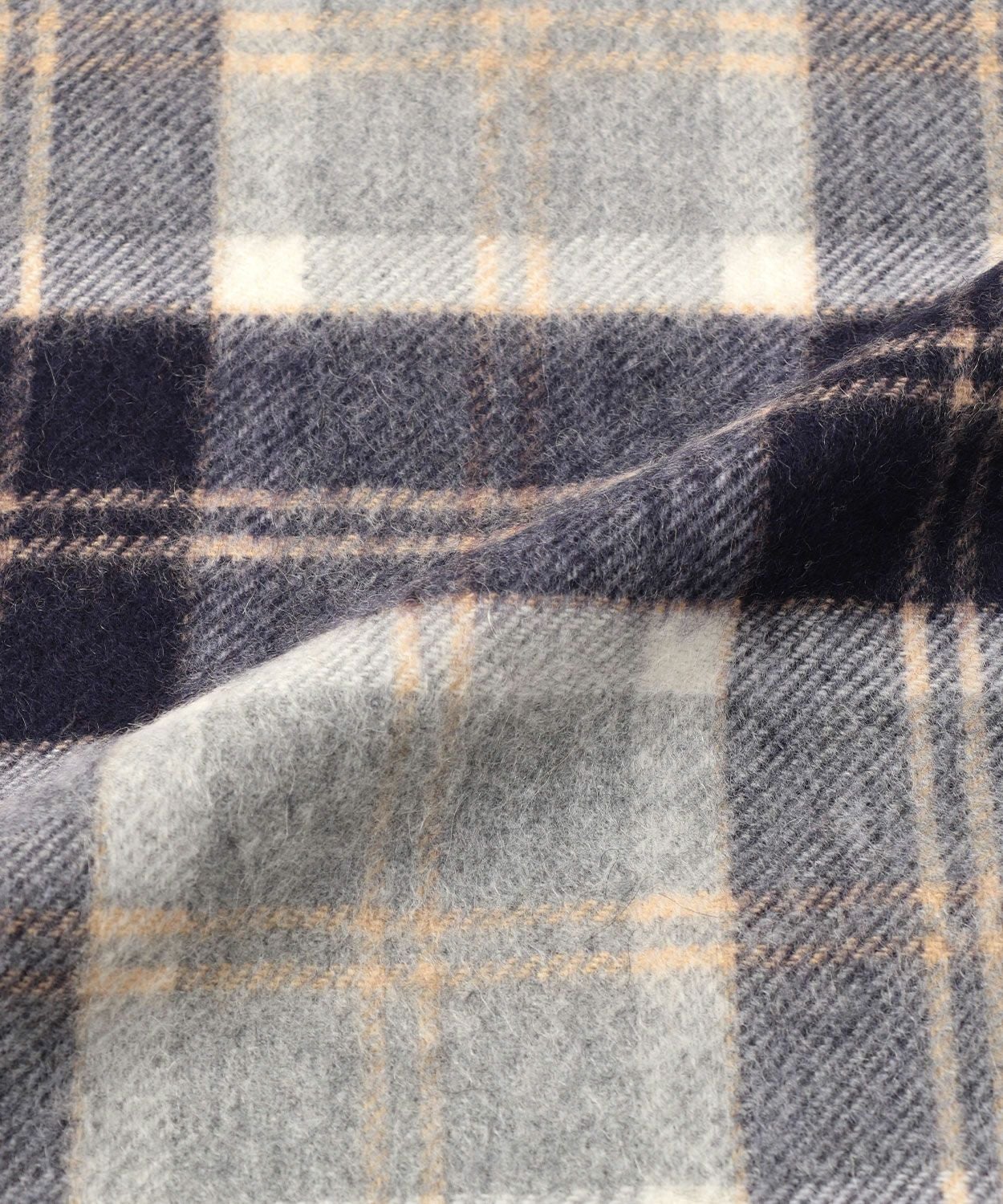 大判チェックストール(定番)(カシミヤ) 全7色 | BRITISH MADE