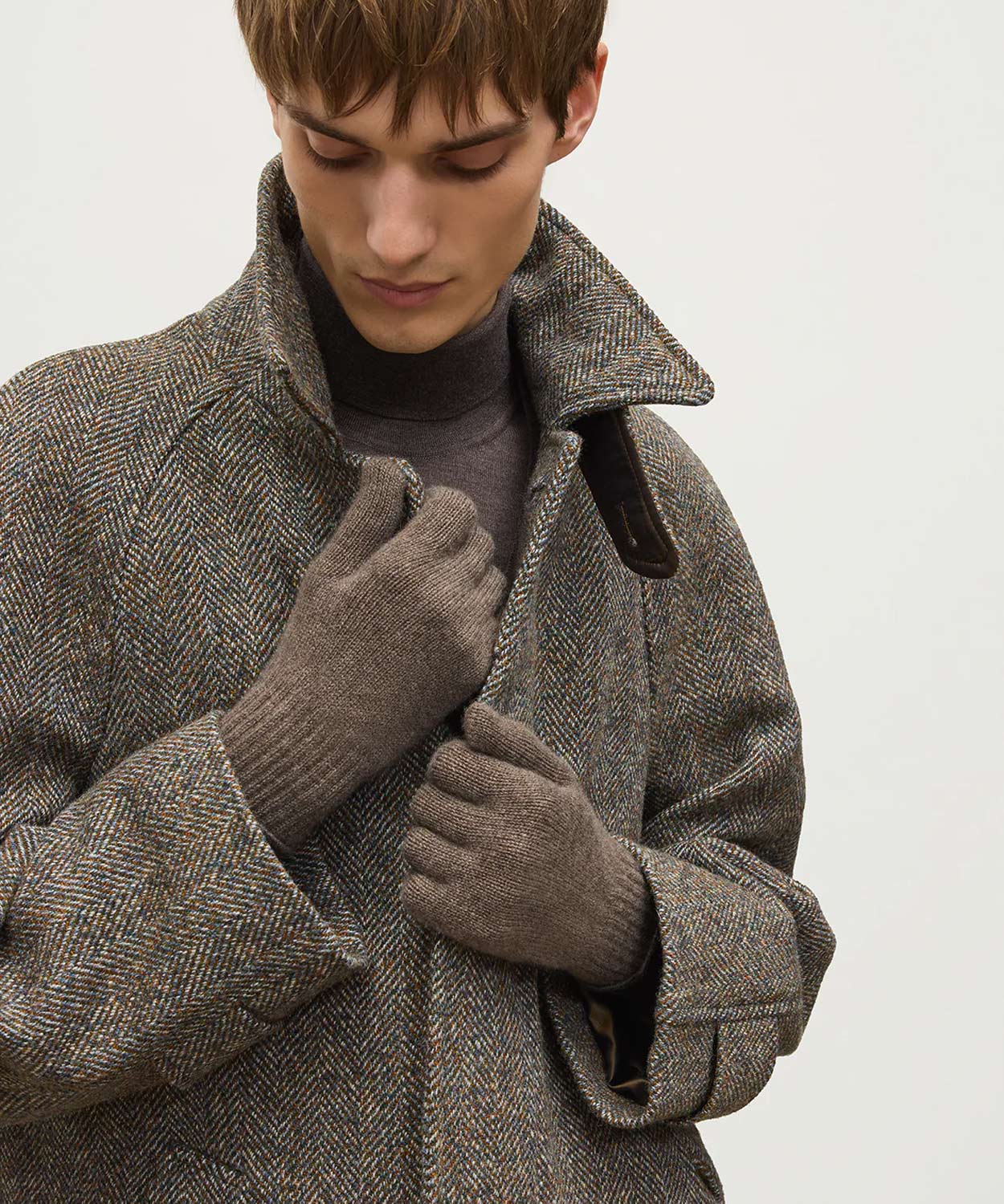 ジャージーグローブ(カシミヤ)(MEN) 全5色 | BRITISH MADE
