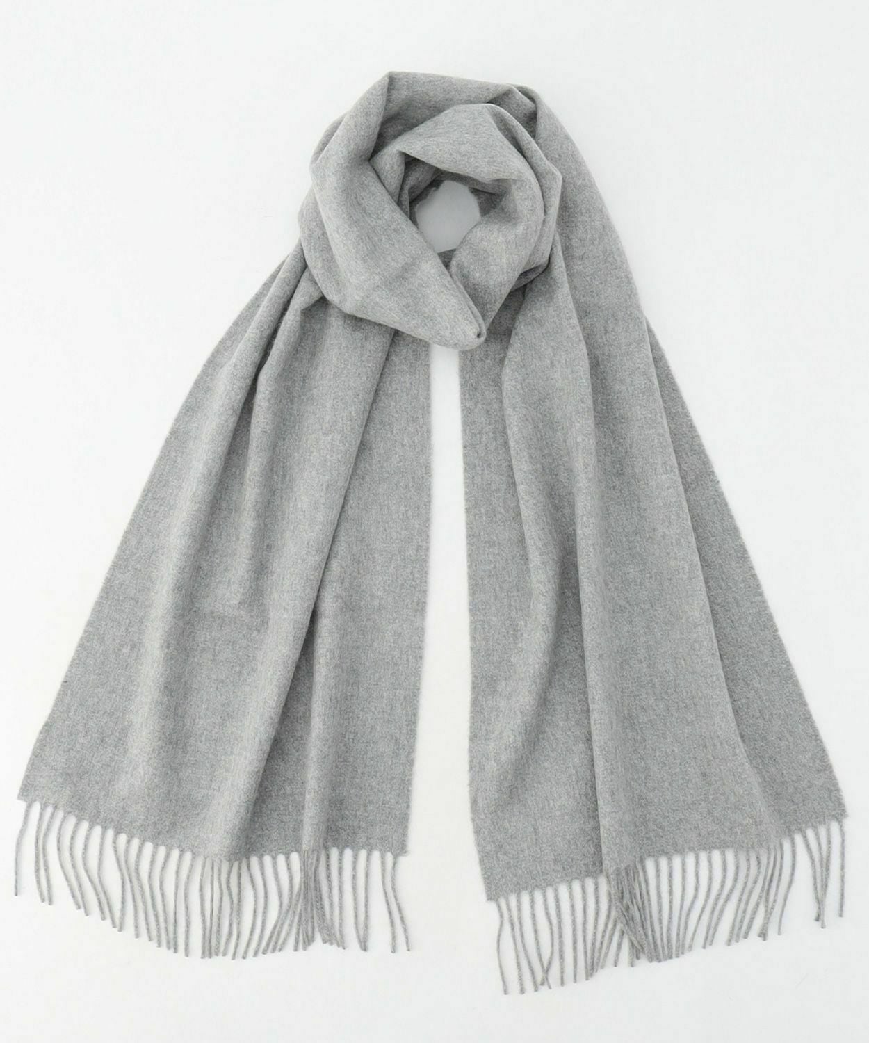 中判プレーンスカーフ(定番)(カシミヤ) 全6色 | BRITISH MADE