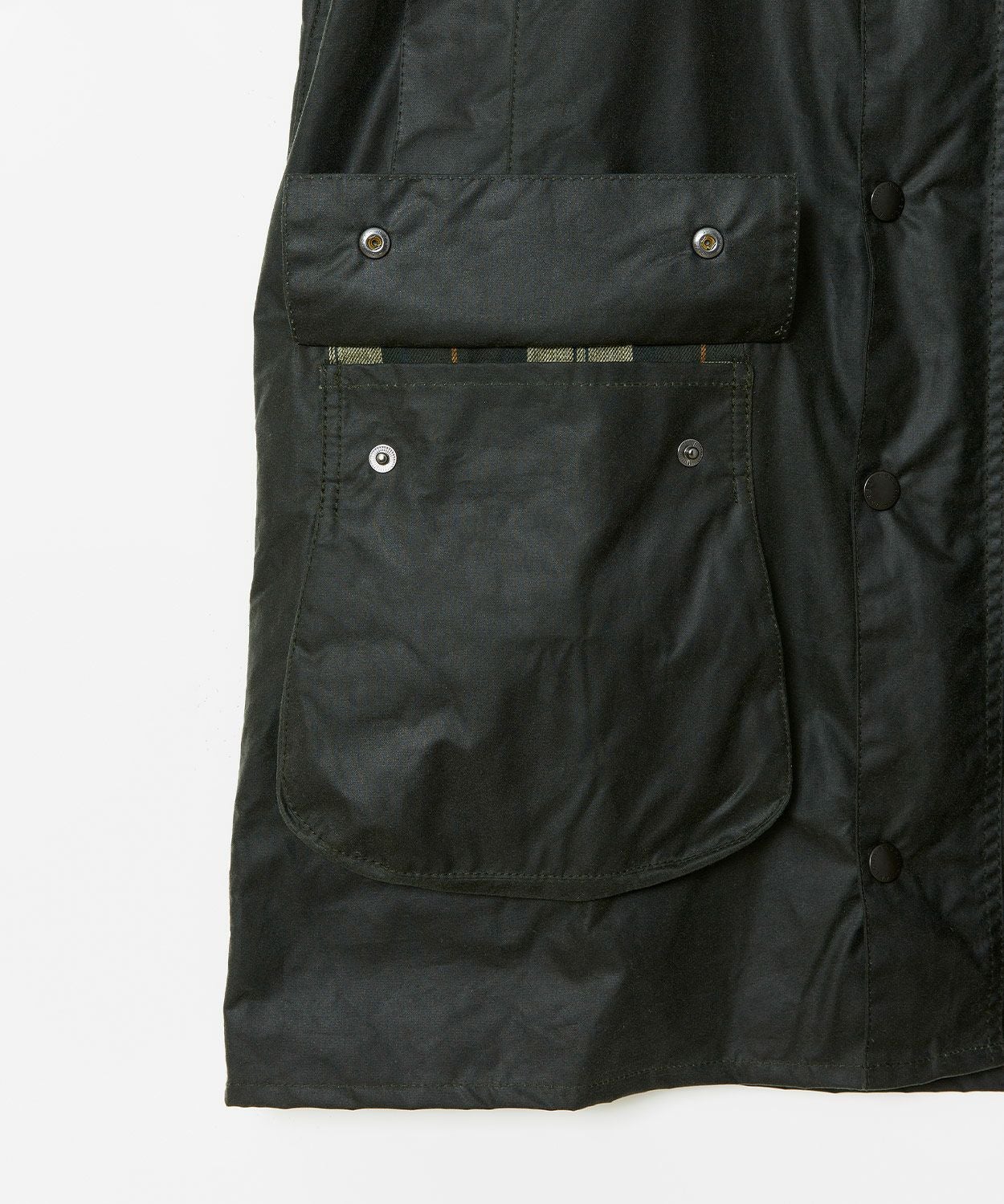 ボーダー(ワックスド コットン)(UNISEX) 全1色 | BRITISH MADE ボーダー(ワックスド コットン)(UNISEX) 全1色 | BRITISH MADE