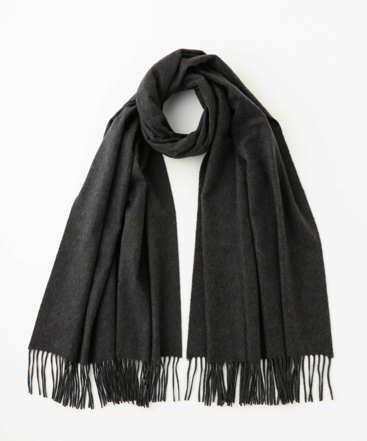 大判プレーンストール(定番)(カシミヤ) 全7色 | BRITISH MADE