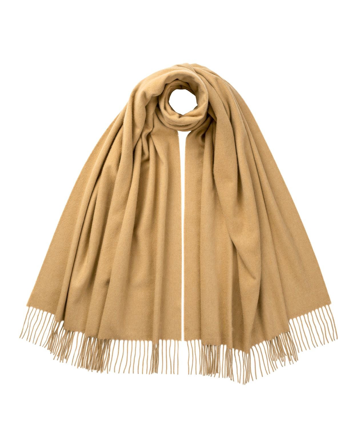 大判プレーンストール(定番)(カシミヤ) 全7色 | BRITISH MADE