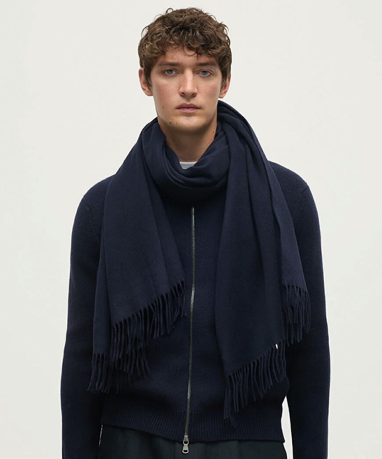 大判プレーンストール(定番)(カシミヤ) 全7色 | BRITISH MADE