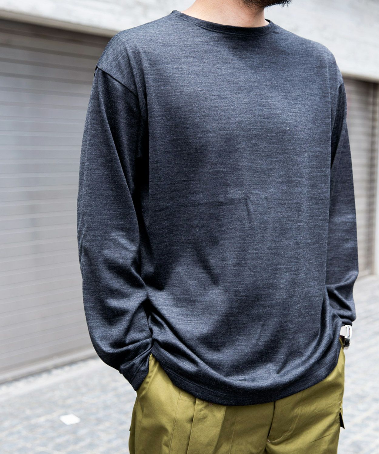 メリノウールロングスリーブTシャツ(MEN) 全3色 | BRITISH MADE