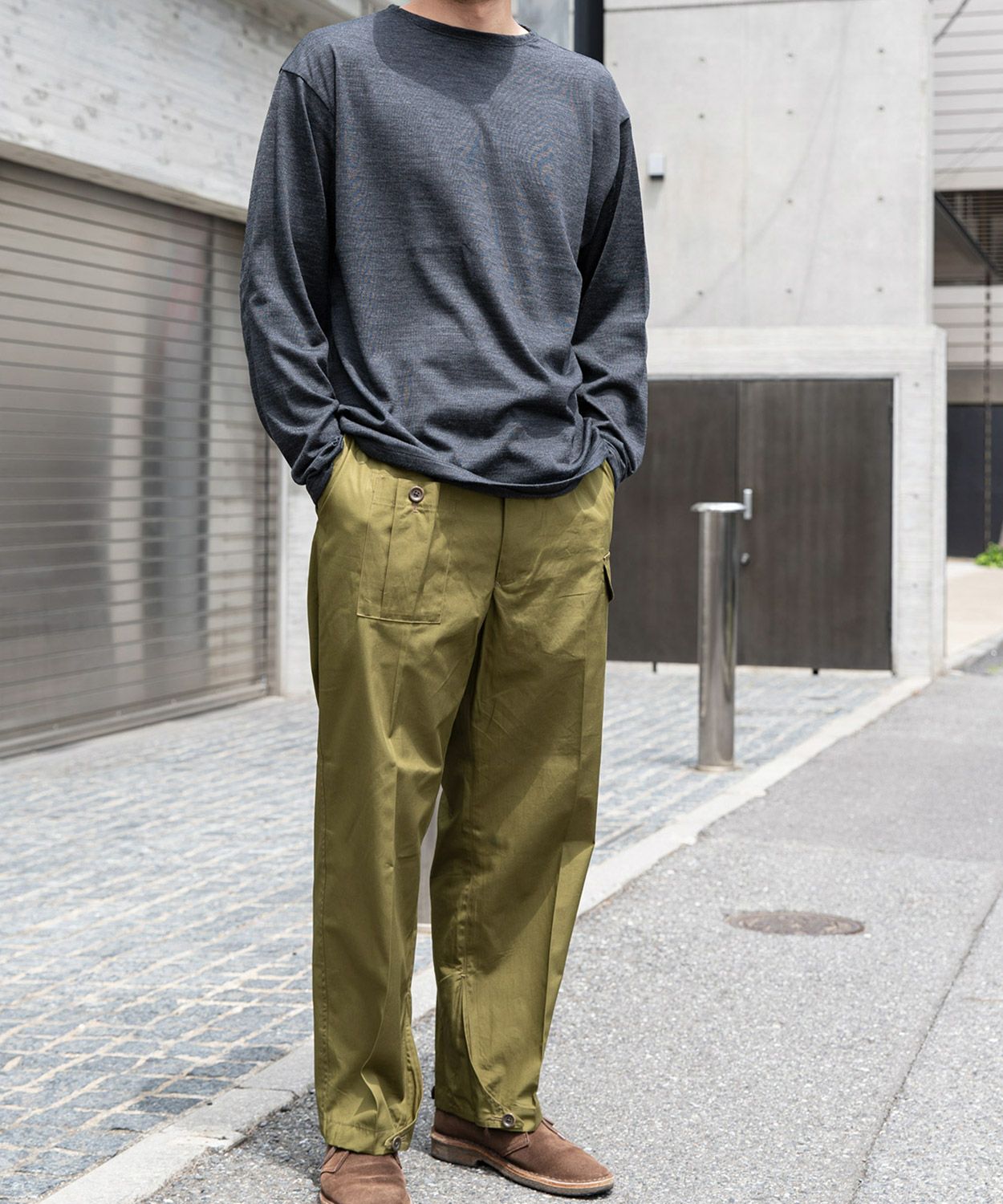 メリノウールロングスリーブTシャツ(MEN) 全3色 | BRITISH MADE
