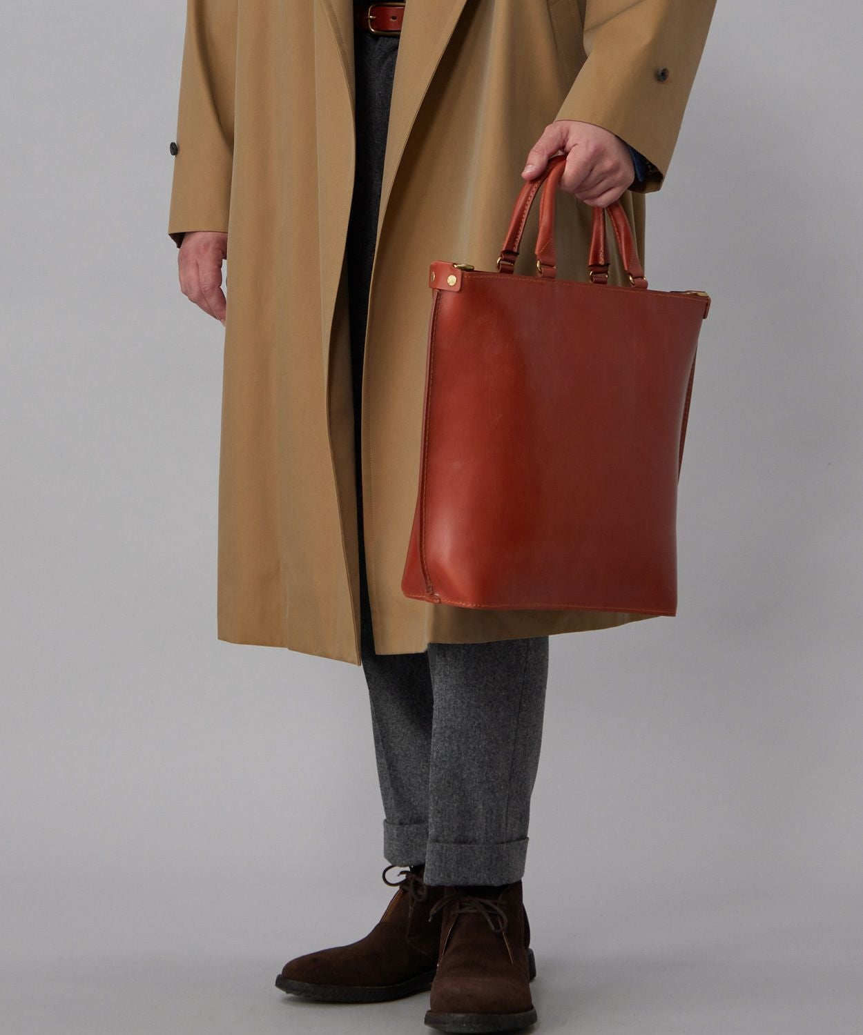 ジップショルダートートバッグ TALL 全3色 | BRITISH MADE