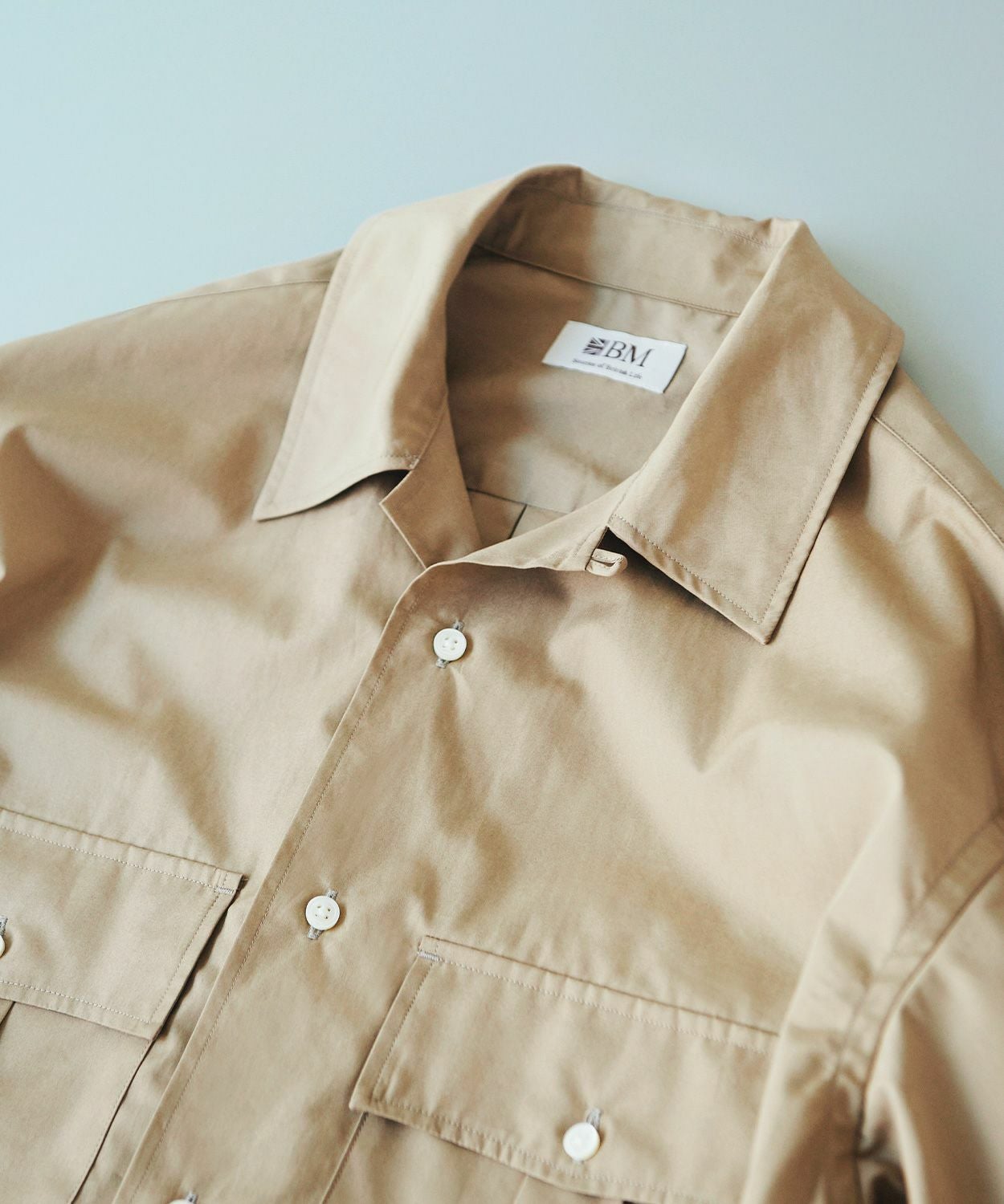 オープンカラーシャツワンピース(WOMEN) 全2色 | BRITISH MADE