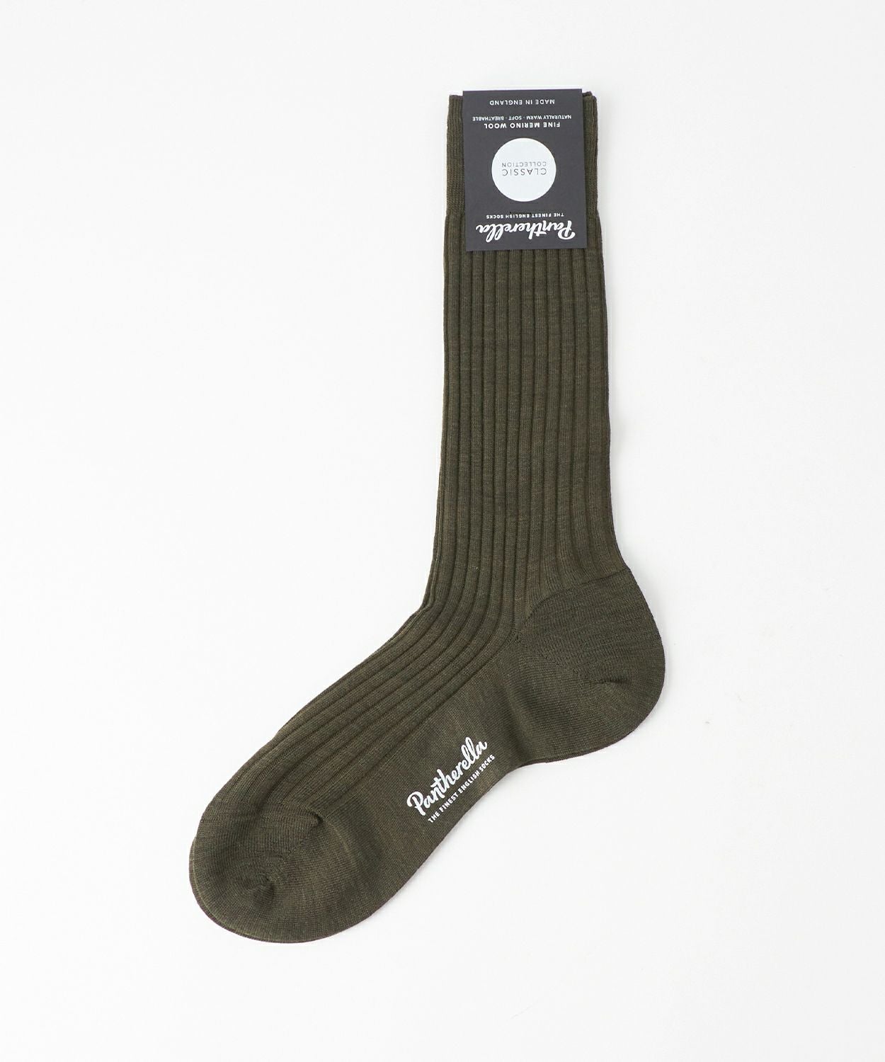 リブウールソックス(薄手)(MEN) 全12色 | BRITISH MADE