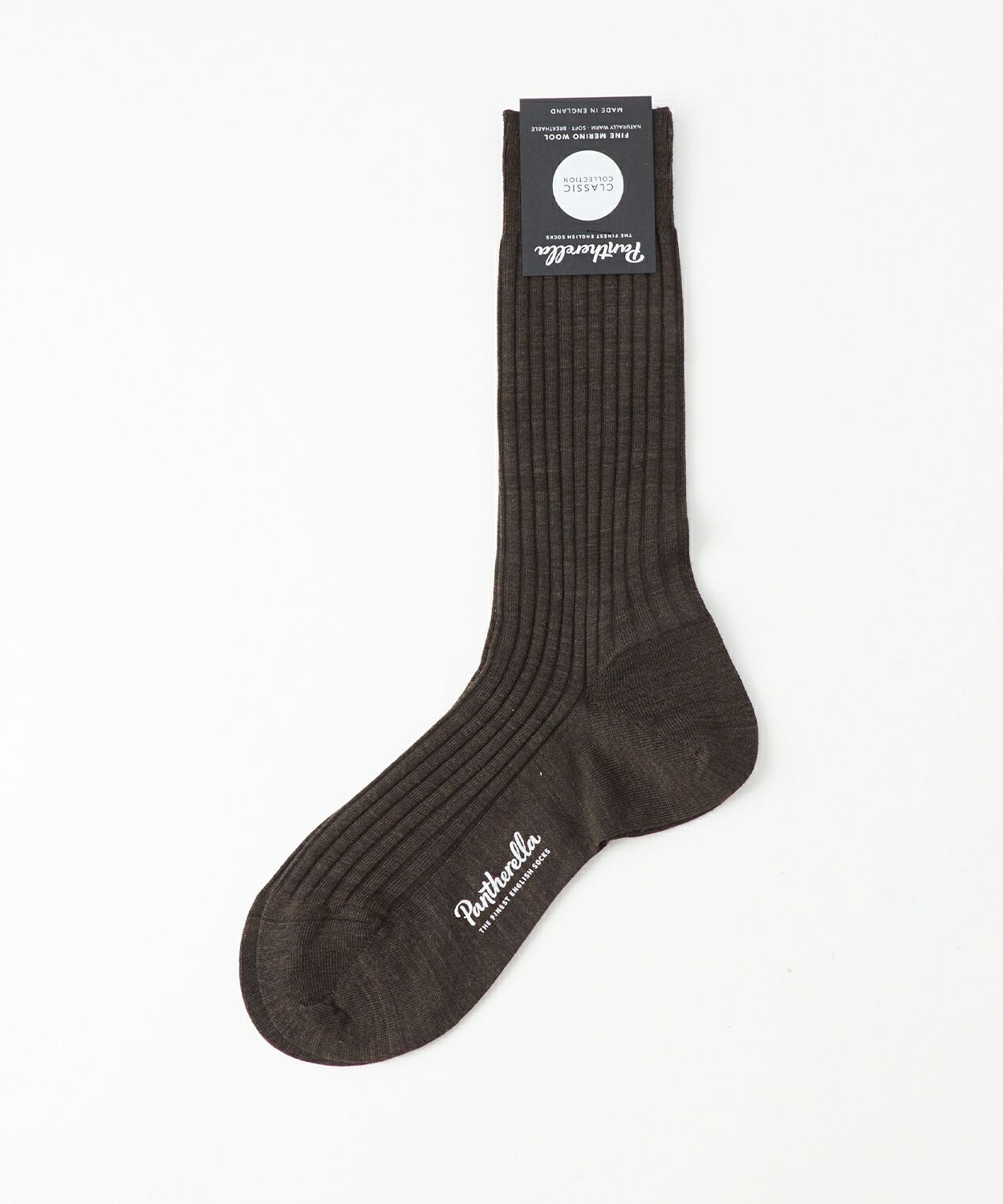 リブウールソックス(薄手)(MEN) 全12色 | BRITISH MADE