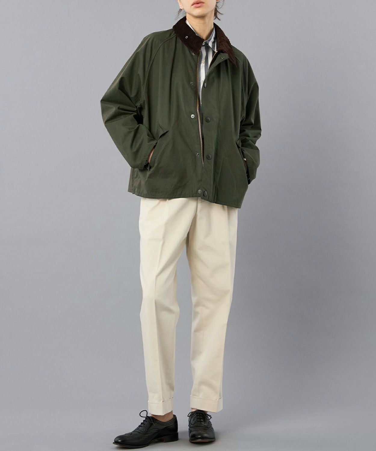 オーバーサイズ ピーチド トランスポート(ノンワックス)(UNISEX) 全3色