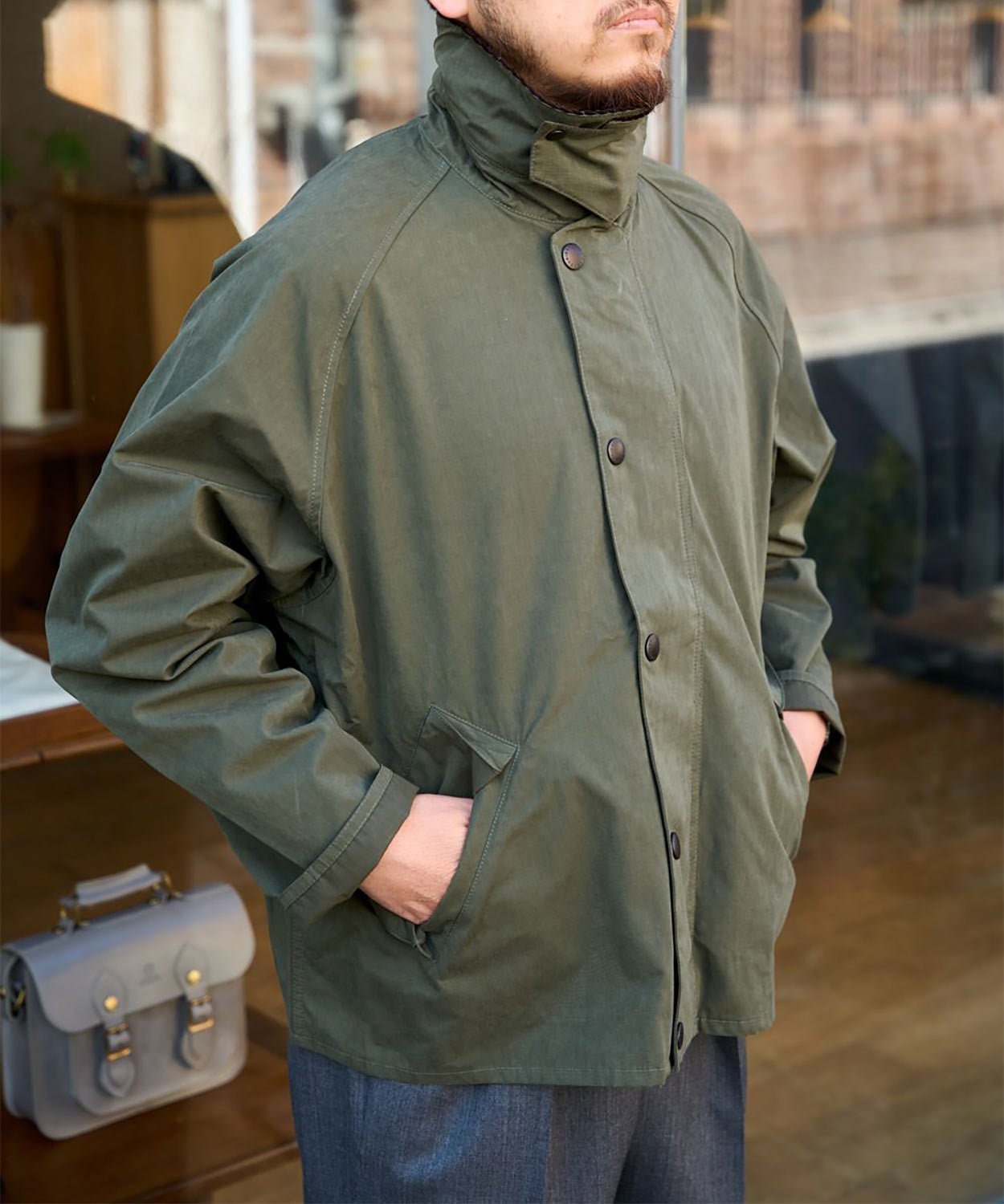 【美品】Barbour バブアー 別注 トランスポート ノンワックス サイズ10 Barbour(バブアー) TRANSPORT WAX(トランスポートジャケット)メンズ