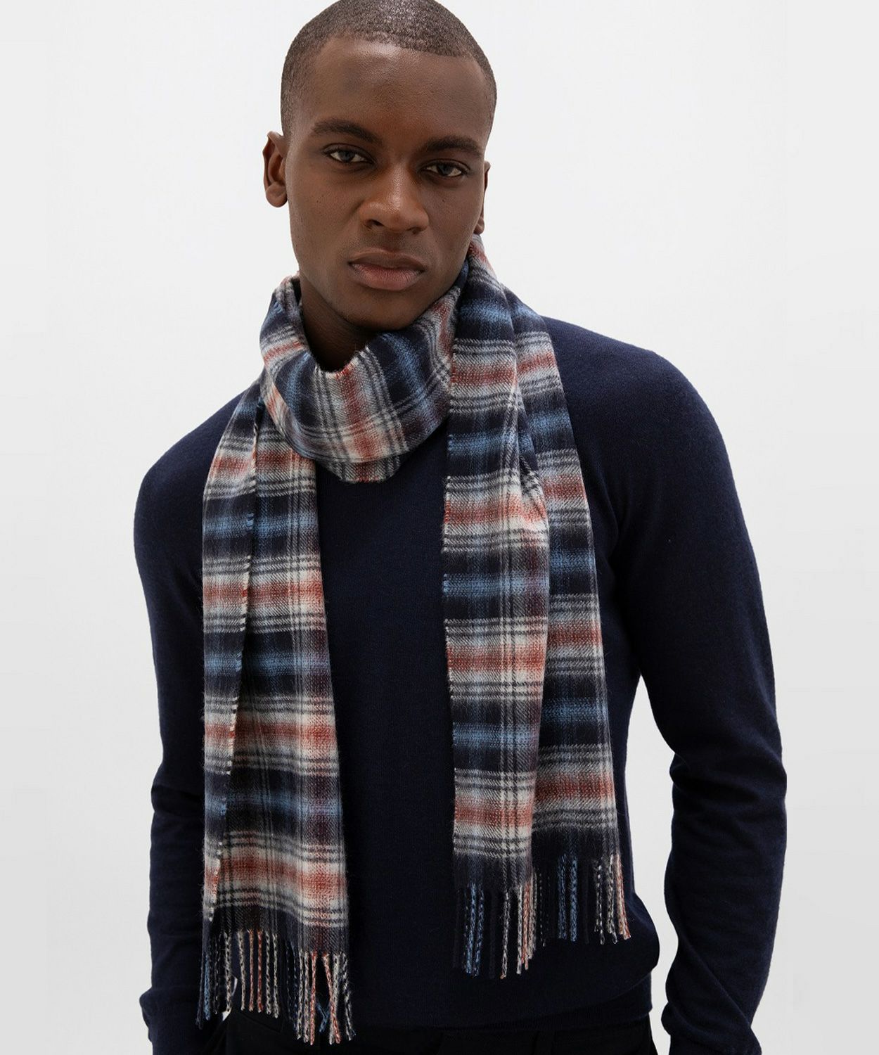 小判チェックスカーフ(カシミヤ) 全5色 | BRITISH MADE
