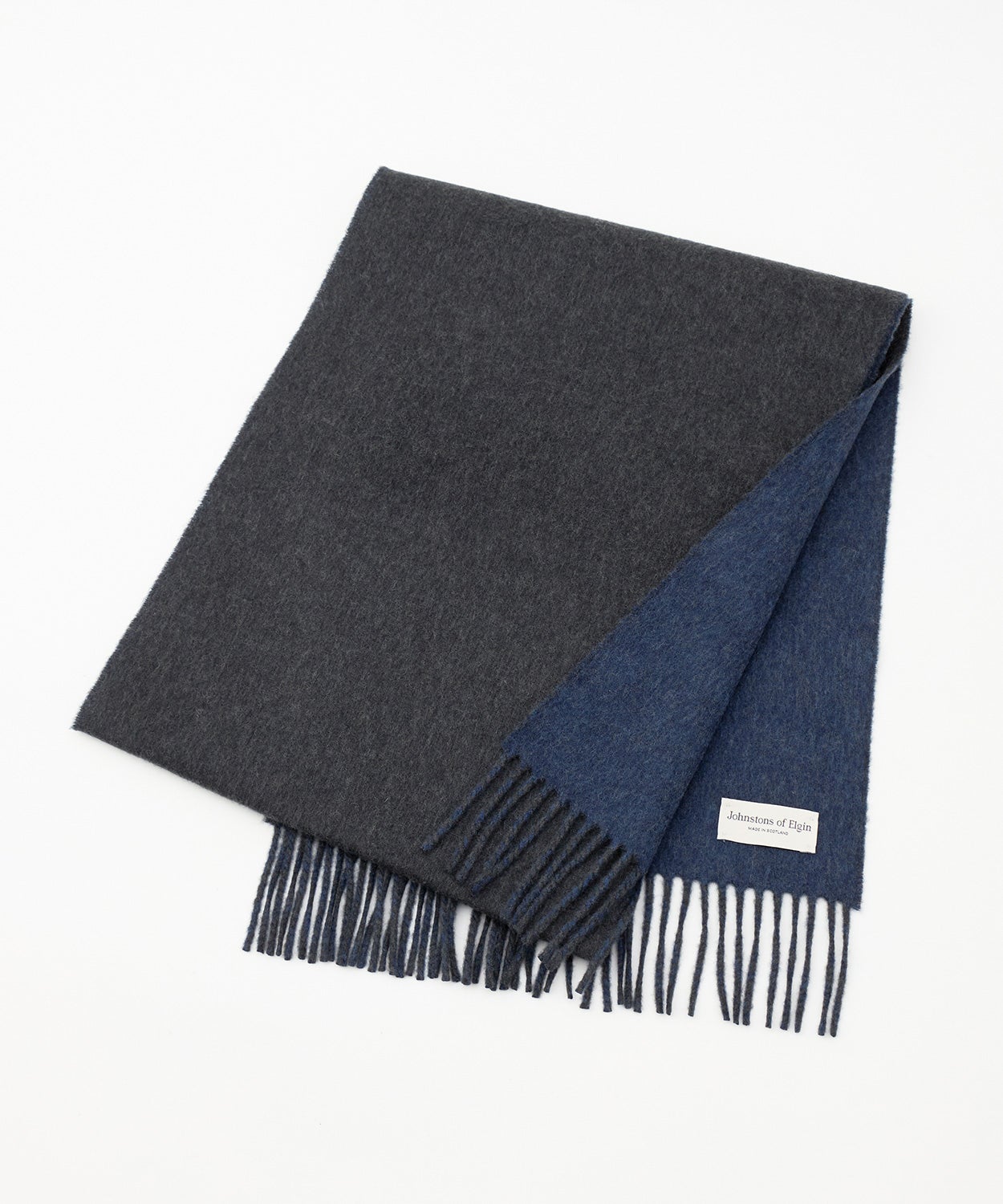 リバーシブルスカーフ(カシミヤ) 全4色 | BRITISH MADE