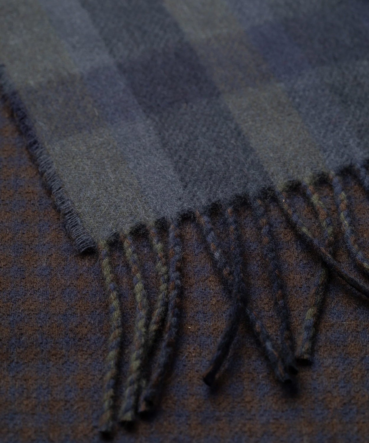 リバーシブルスカーフ(カシミヤ) 全4色 | BRITISH MADE