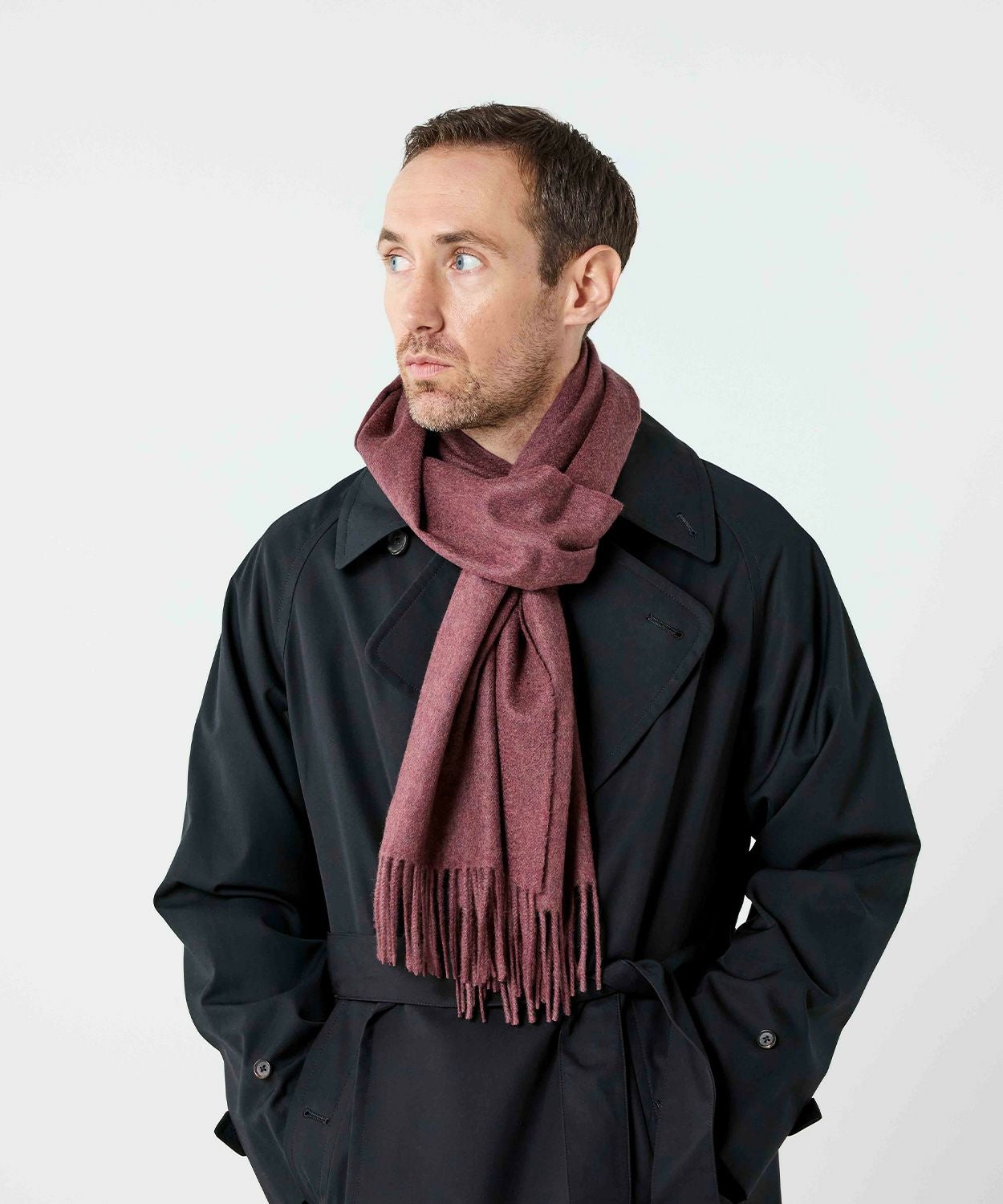 中判プレーンスカーフ(新色)(カシミヤ) 全4色 | BRITISH MADE