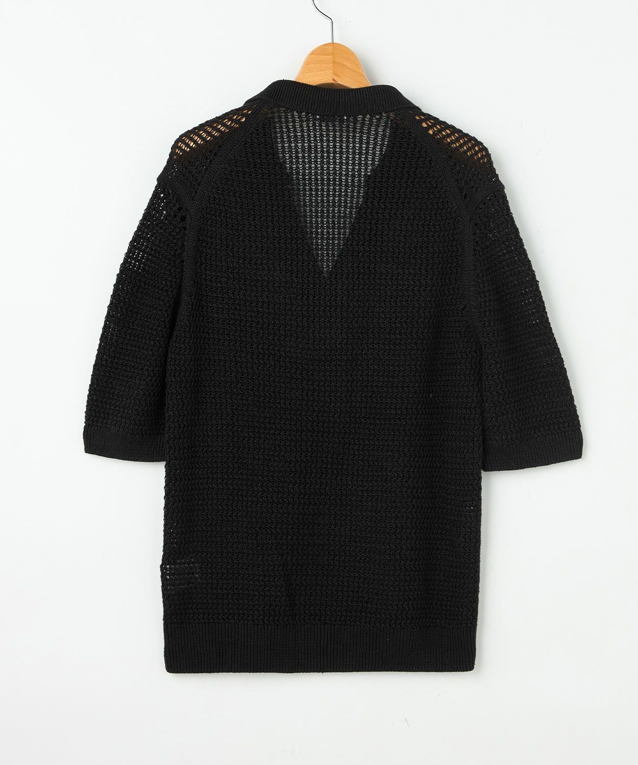 メッシュニットポロシャツ(リネン)(WOMEN) 全2色 | BRITISH MADE