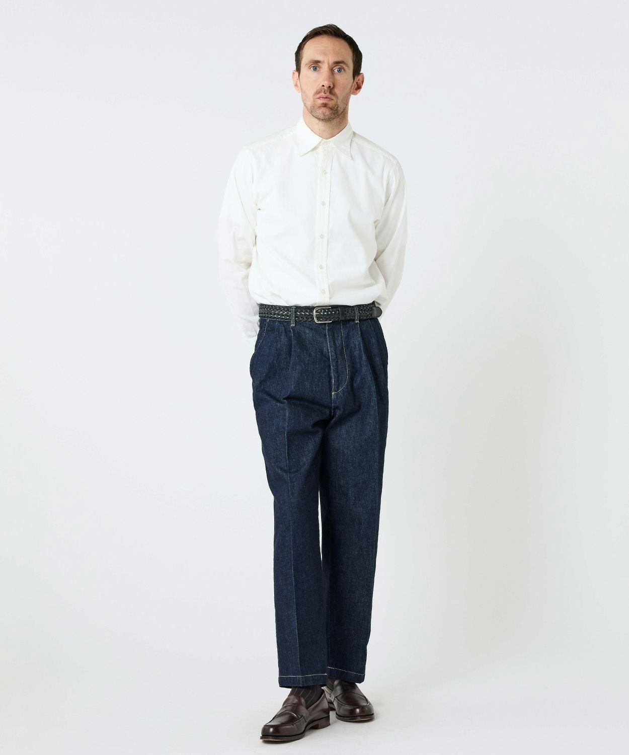 ドレスシャツ/ロンドン(ホワイト)(MEN) 全1色 | BRITISH MADE ドレスシャツ/ロンドン(ホワイト)(MEN) 全1色 | BRITISH MADE