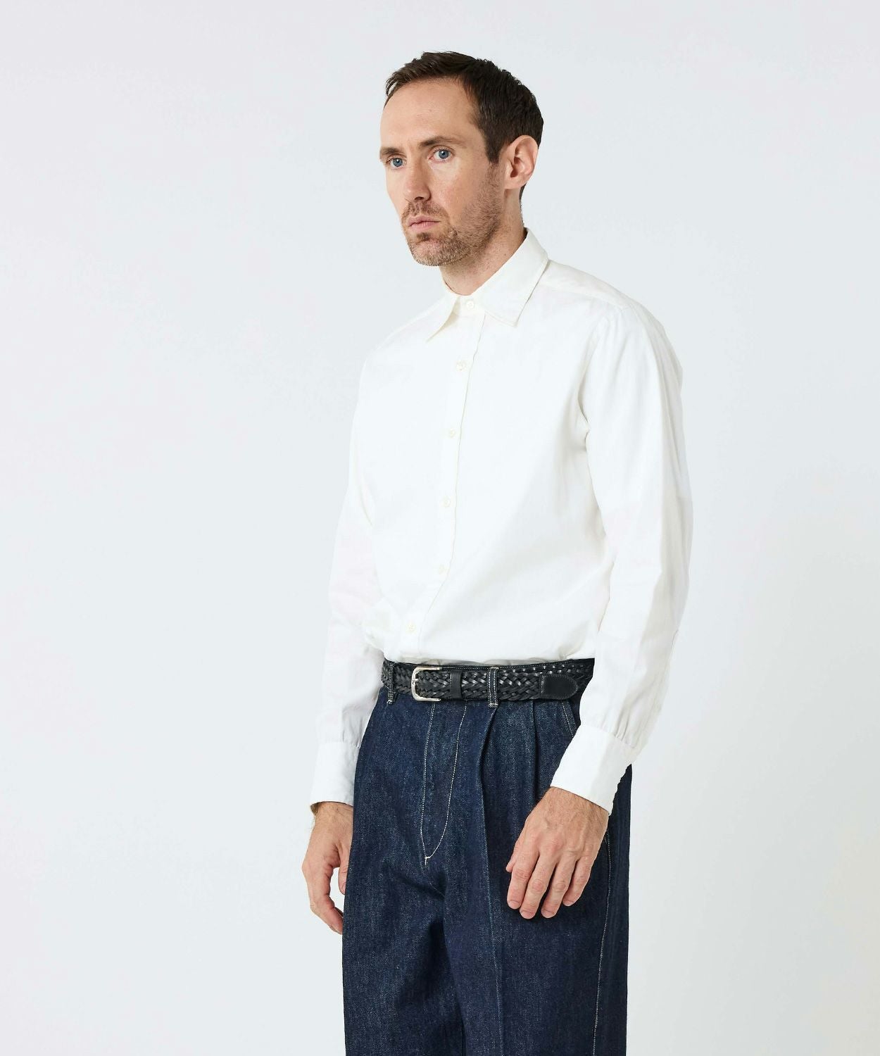 ドレスシャツ/ロンドン(ホワイト)(MEN) 全1色 | BRITISH MADE