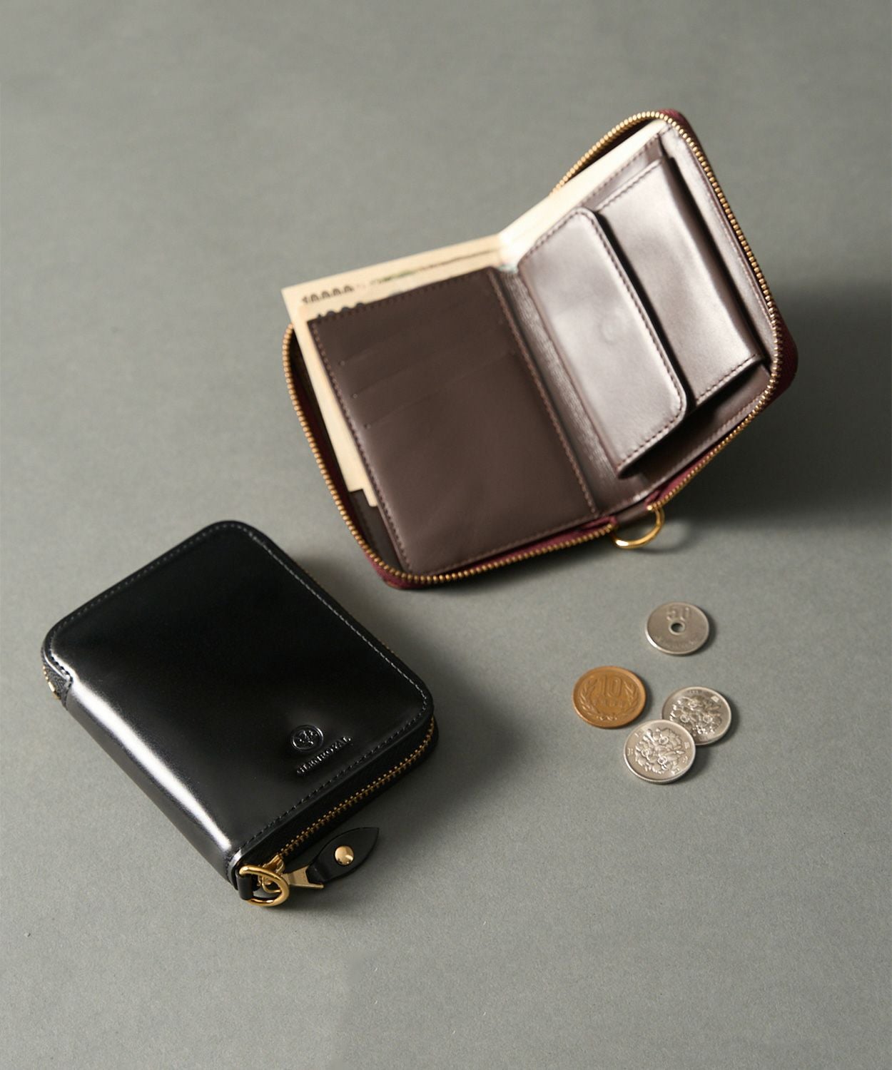 スモールジップウォレット(コードバン) 全3色 | BRITISH MADE
