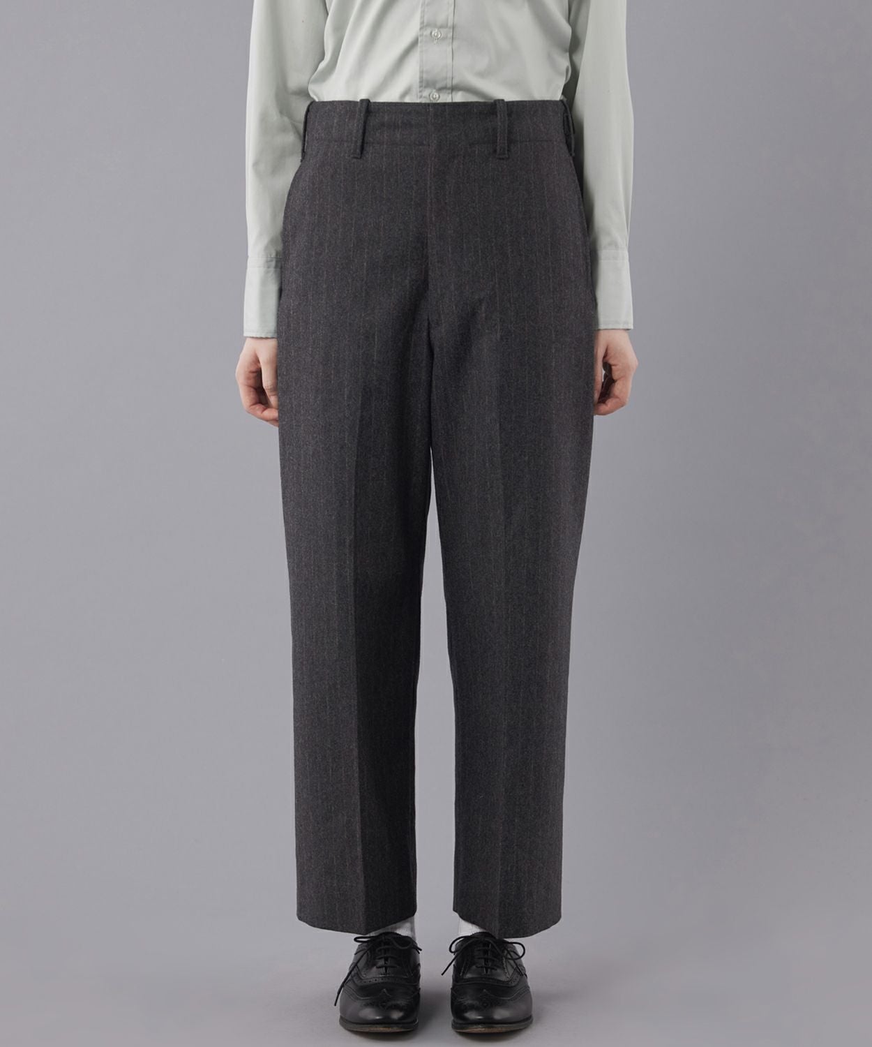 セレモニーパンツ(バルキーウール)(WOMEN) 全2色 | BRITISH MADE