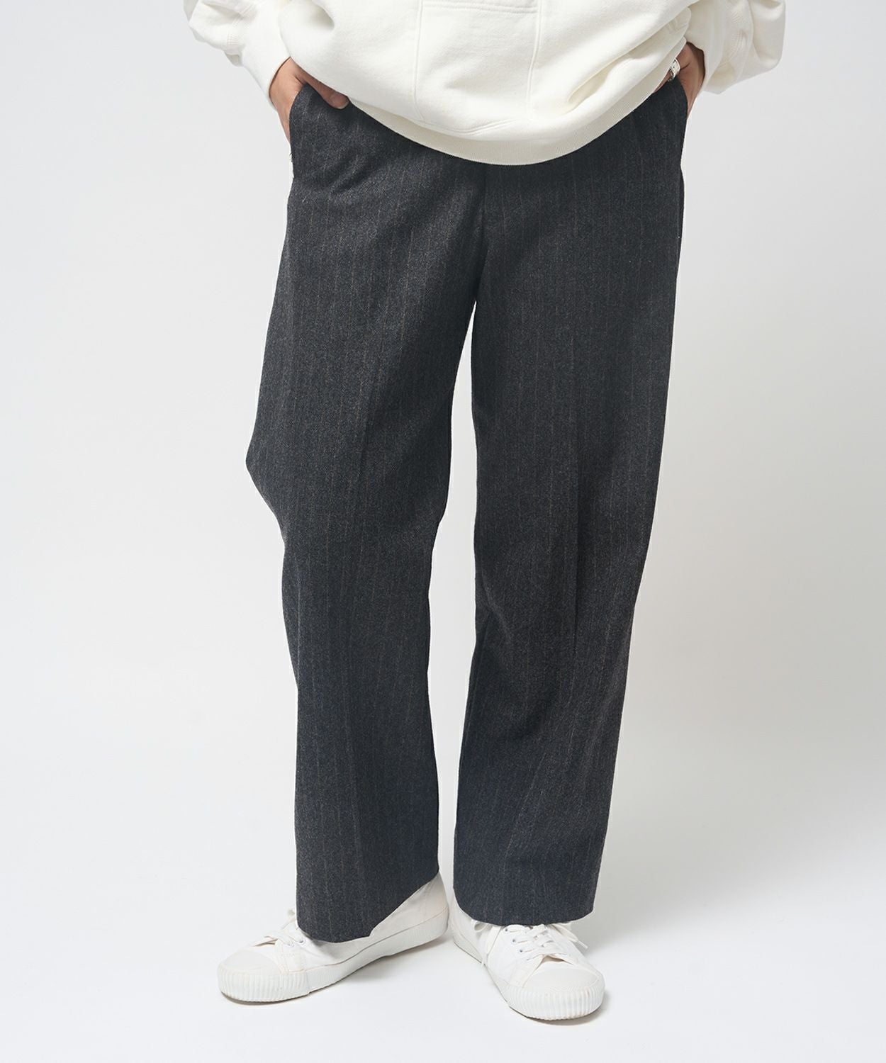 セレモニーパンツ(バルキーウール)(WOMEN) 全2色 | BRITISH MADE