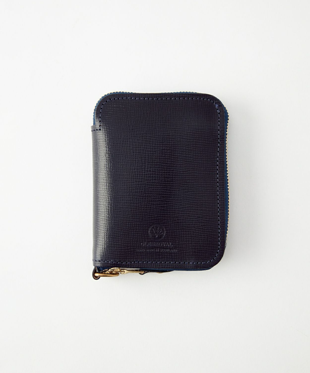 グレンロイヤル SMALL ZIP WALLET black スモールジップウォレット 全6色 | ブライドルレザーの名門 GLENROYAL