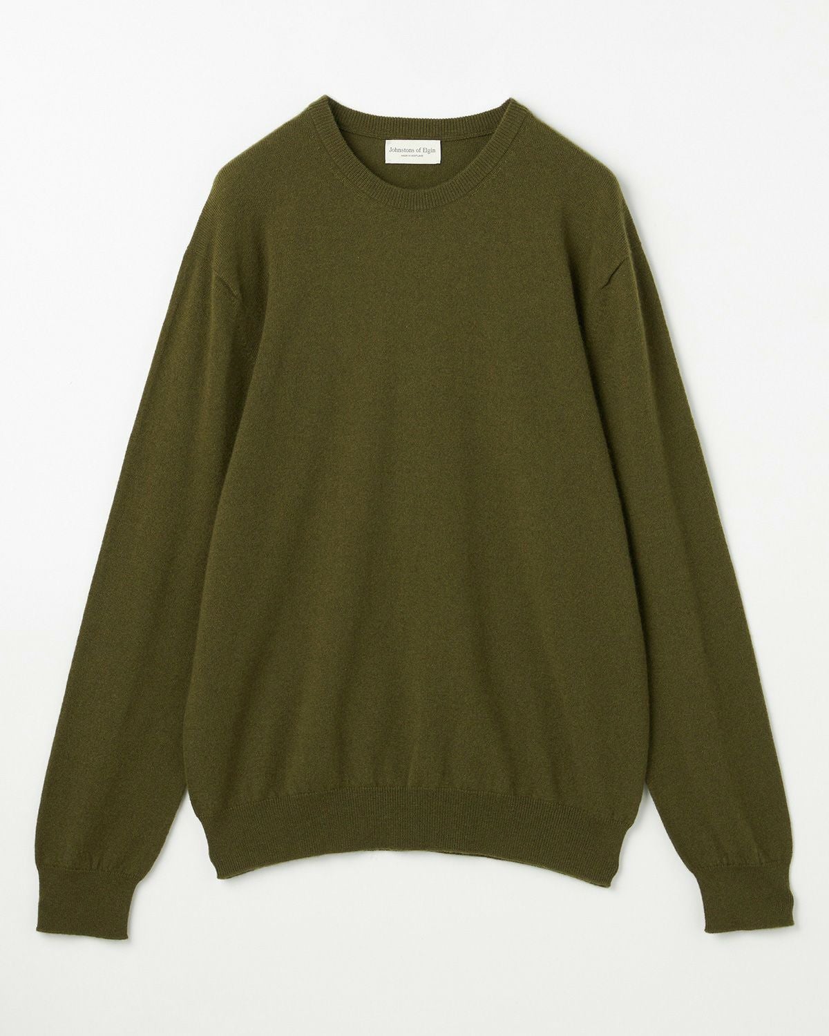 ラウンドネックセーター(カシミヤ)(MEN) 全2色 | BRITISH MADE