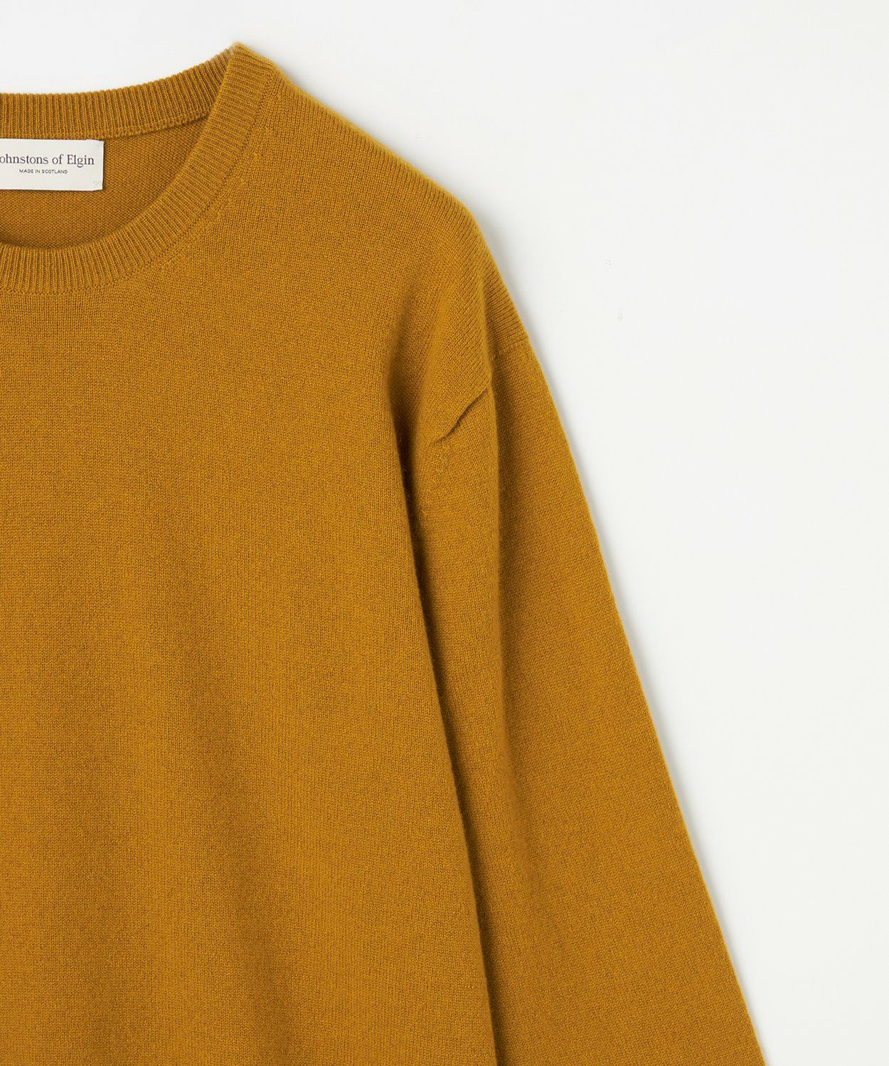 ラウンドネックセーター(カシミヤ)(MEN) 全2色 | BRITISH MADE