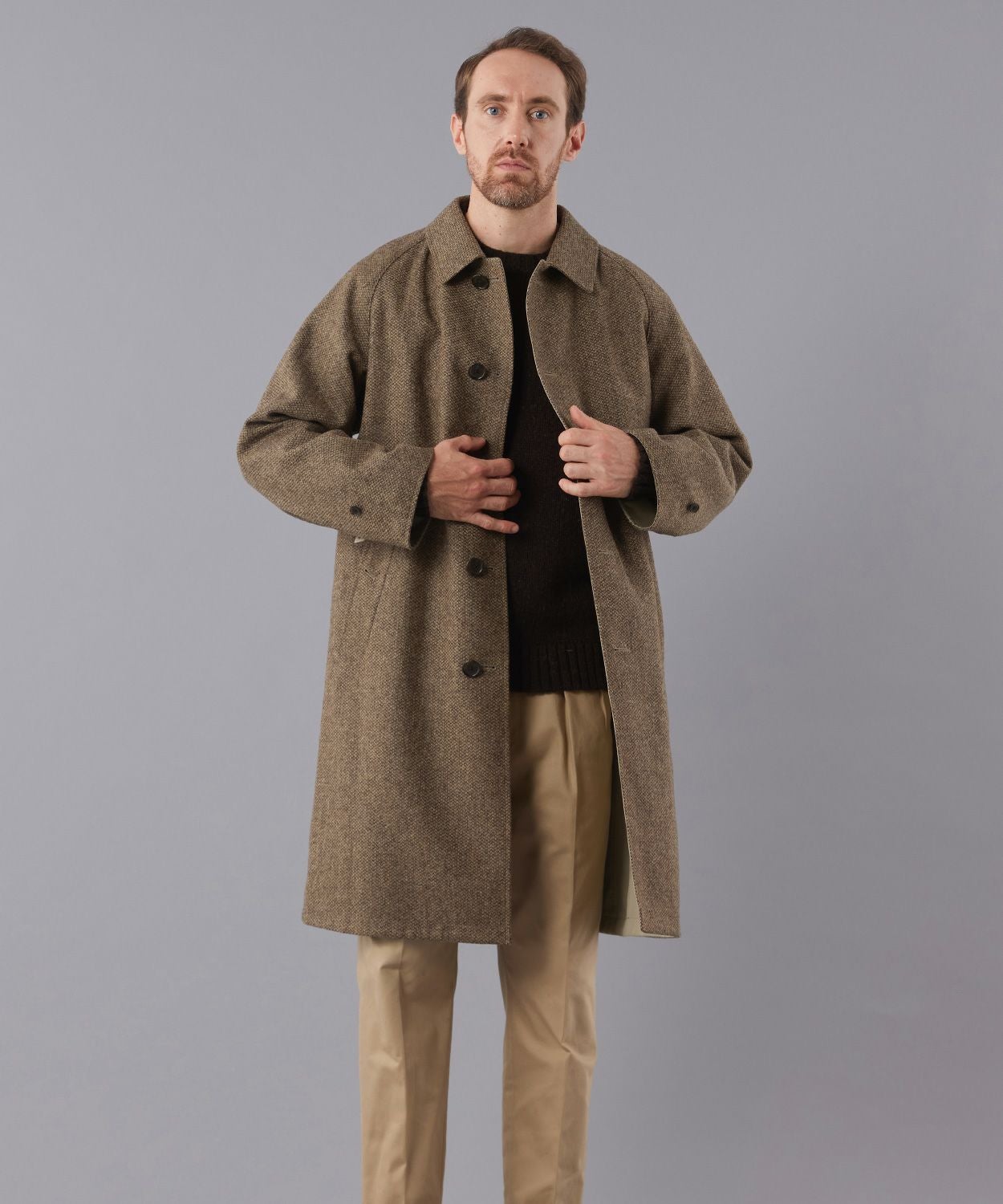 リバーシブルコート/デボン(ウール/コットン)(MEN) 全2色 | BRITISH MADE