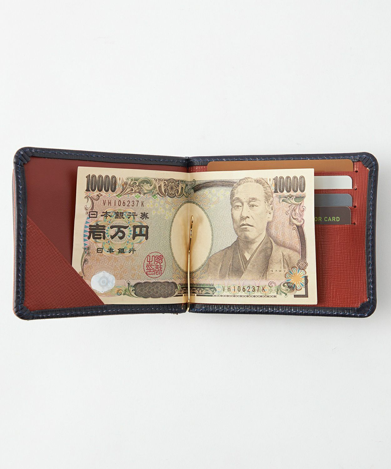 別注]マネークリップ(小銭入れ付)(エンボス) 全2色 | BRITISH MADE