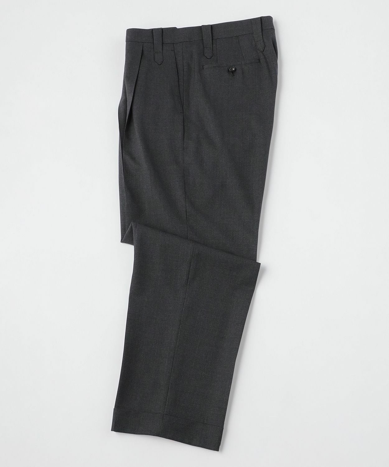 ドレスワイドパンツ/セントアイヴス(ウール)(MEN) 全1色 | BRITISH MADE